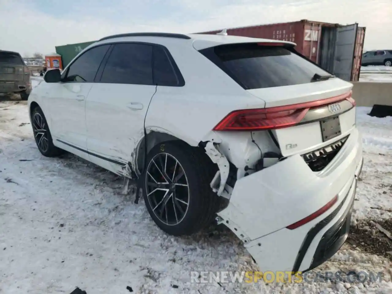 3 Фотография поврежденного автомобиля WA1EVAF16MD021618 AUDI Q8 2021