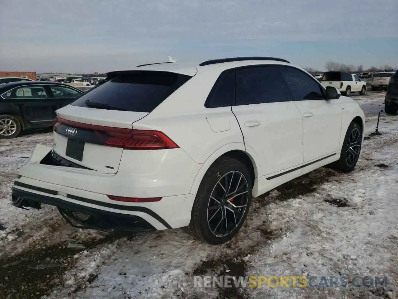 4 Фотография поврежденного автомобиля WA1EVAF16MD021618 AUDI Q8 2021