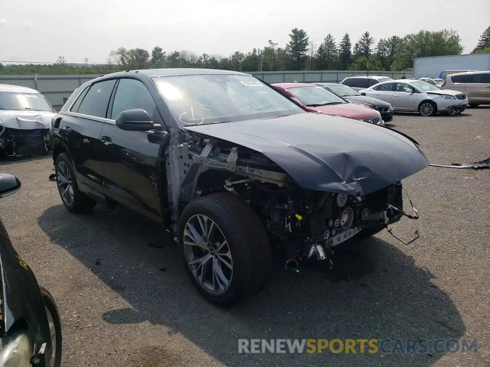 1 Photograph of a damaged car WA1EVAF16MD022526 AUDI Q8 2021