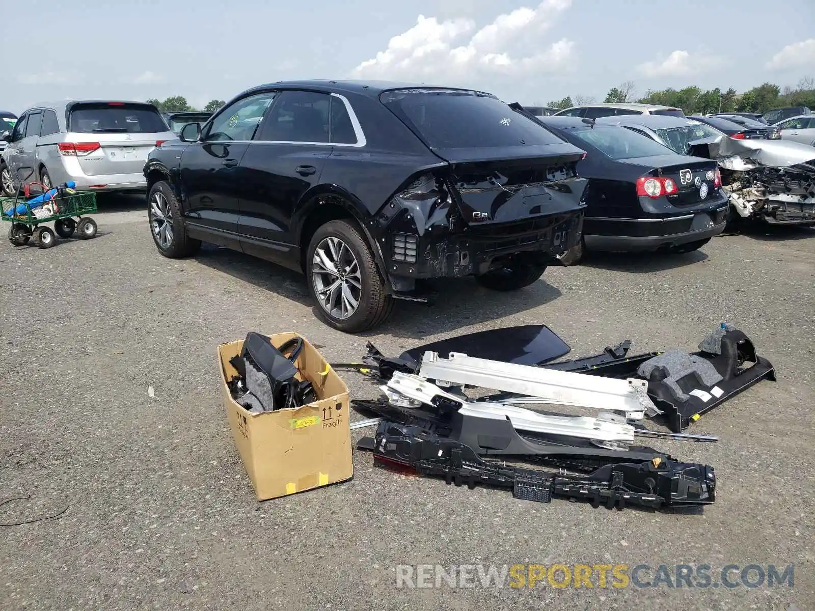 3 Photograph of a damaged car WA1EVAF16MD022526 AUDI Q8 2021