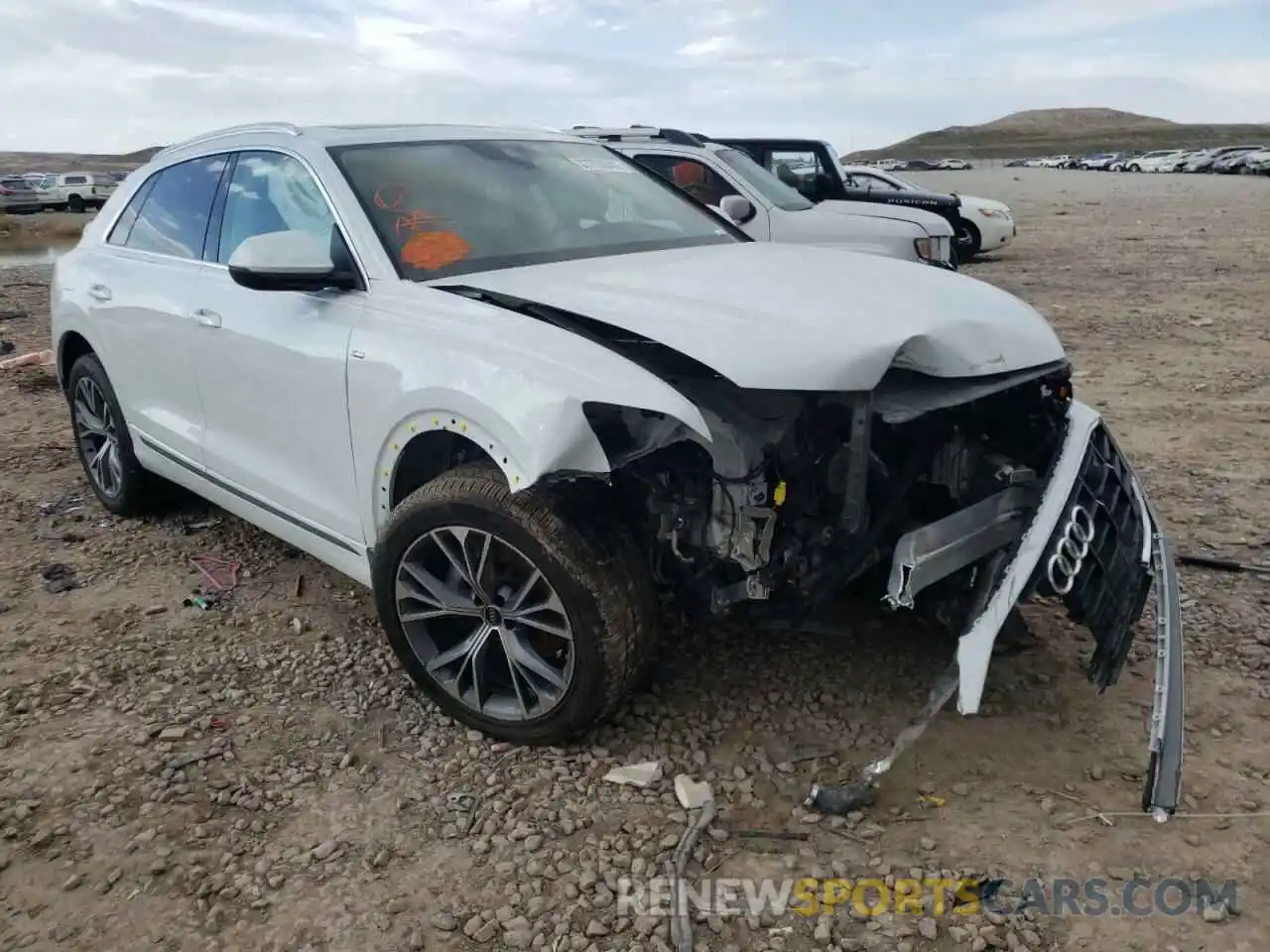 1 Photograph of a damaged car WA1EVAF16MD028987 AUDI Q8 2021