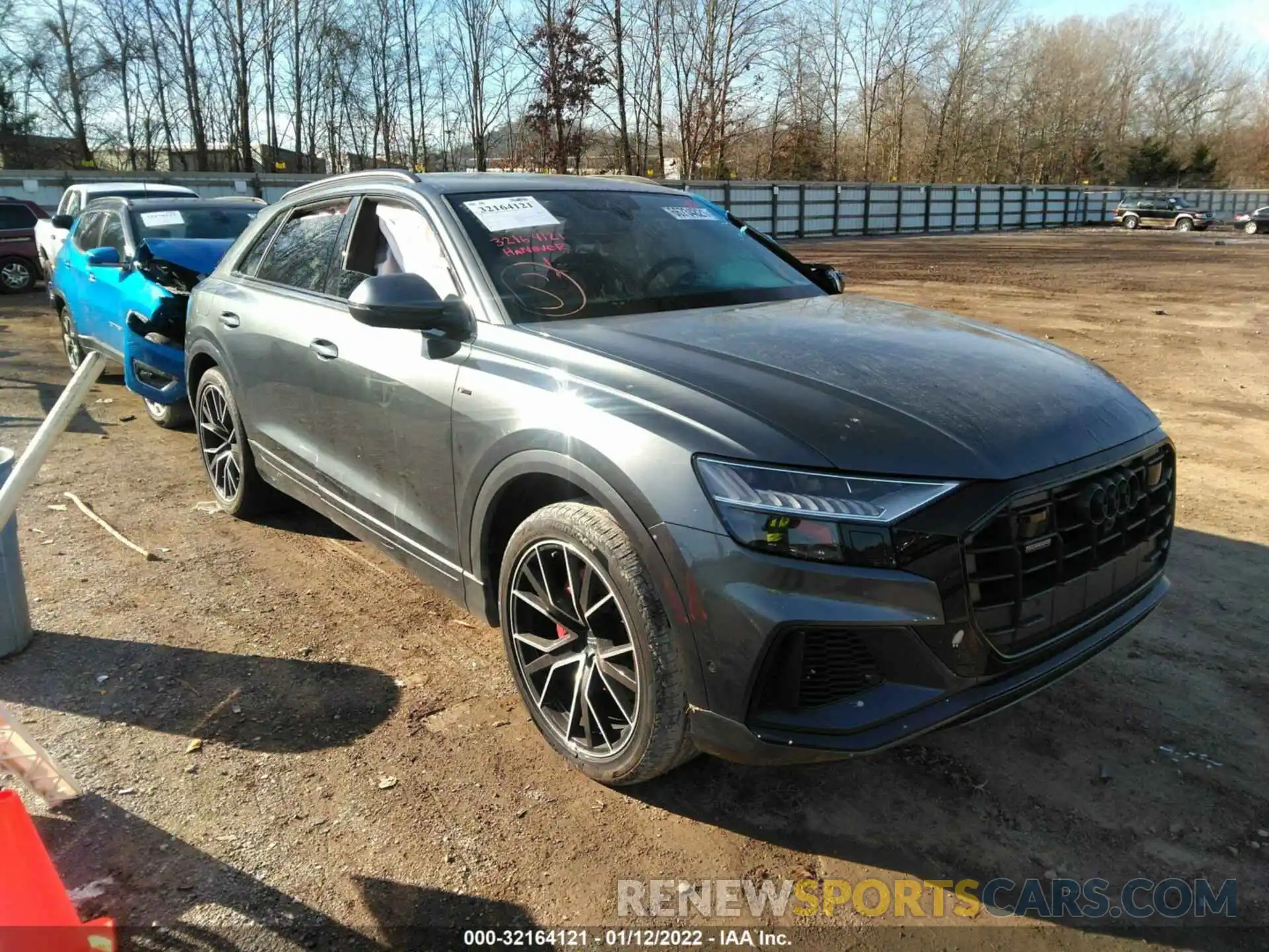 1 Photograph of a damaged car WA1EVAF17MD004343 AUDI Q8 2021