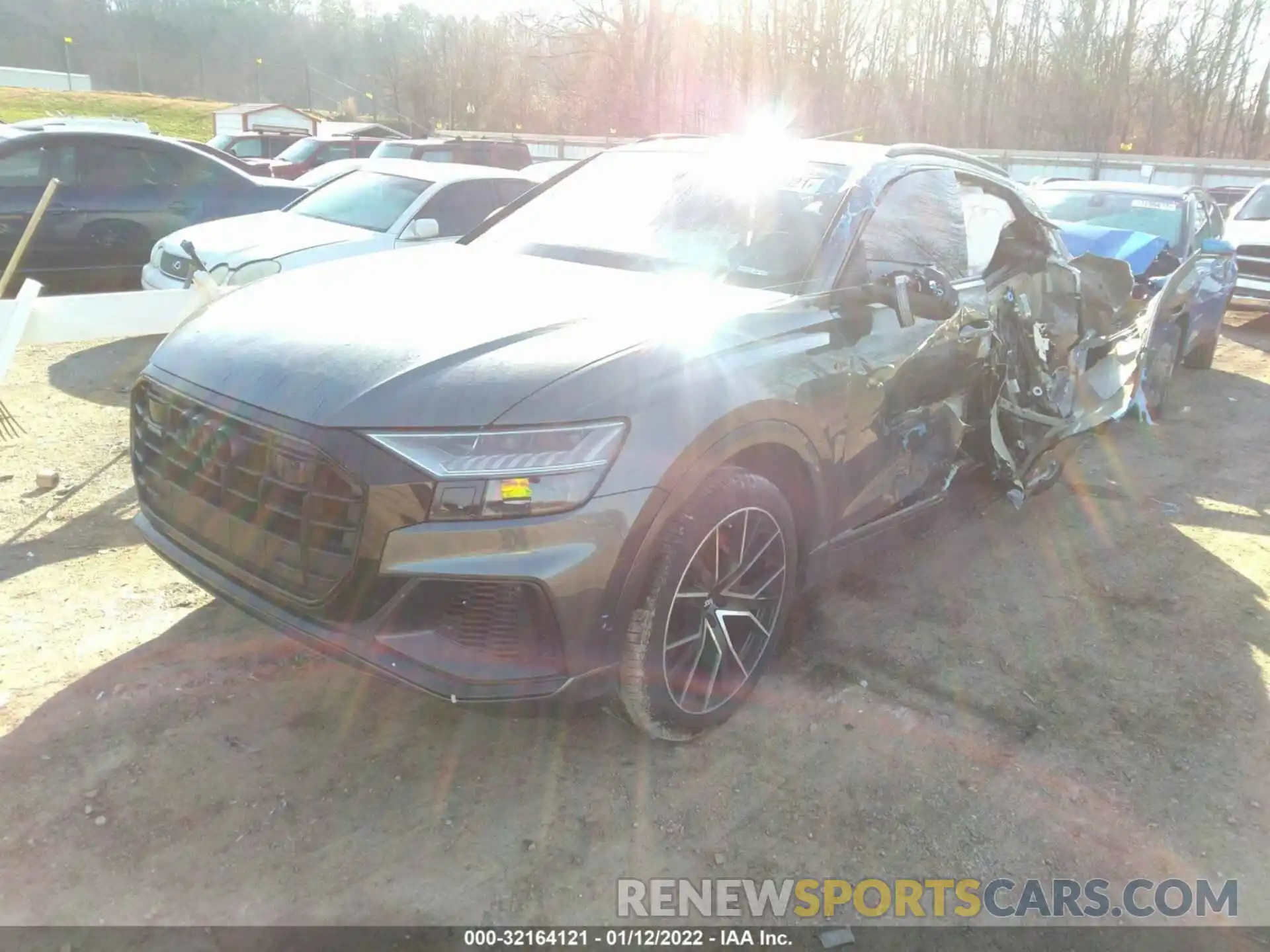 2 Photograph of a damaged car WA1EVAF17MD004343 AUDI Q8 2021