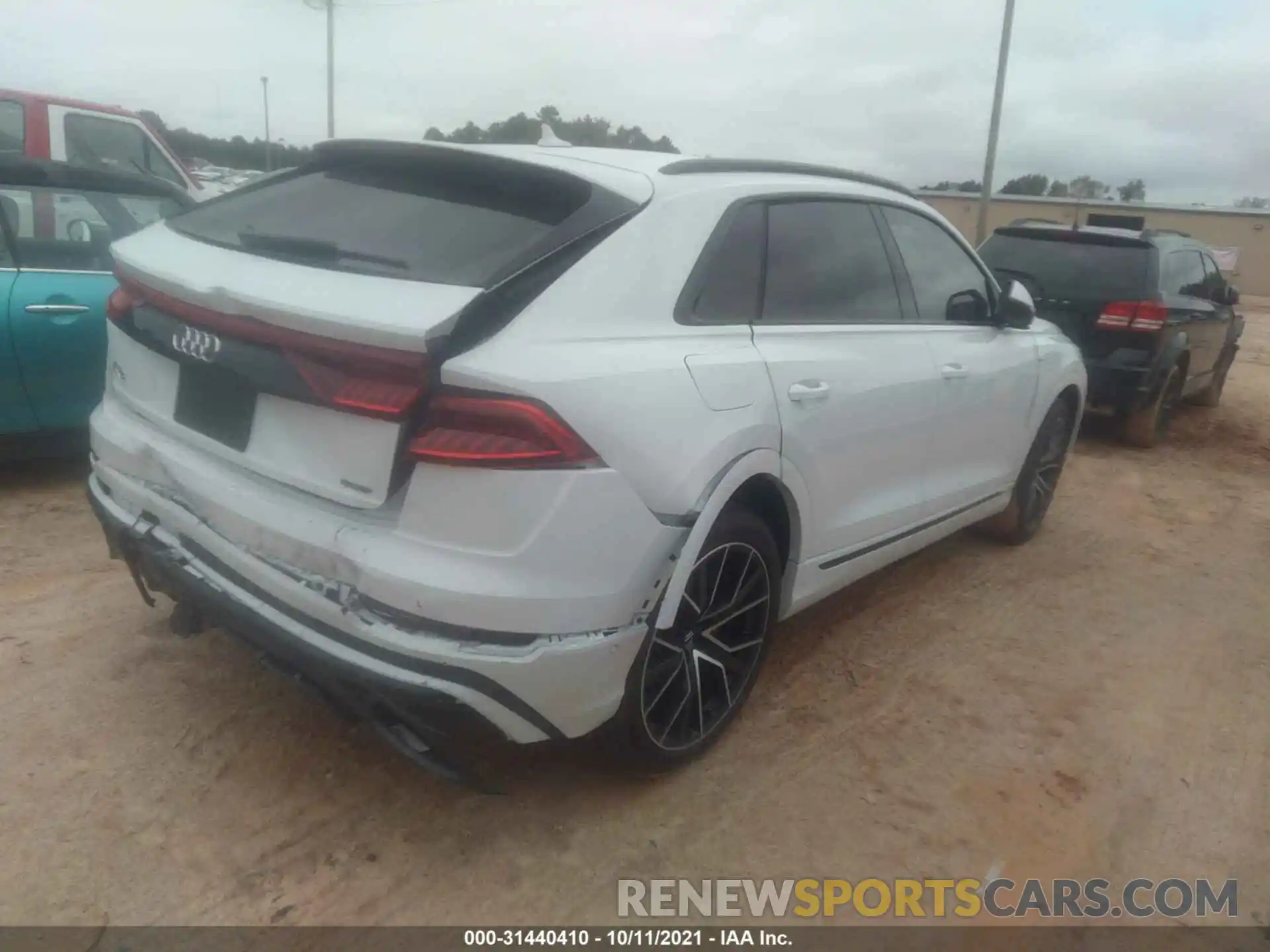 4 Photograph of a damaged car WA1EVAF17MD005072 AUDI Q8 2021