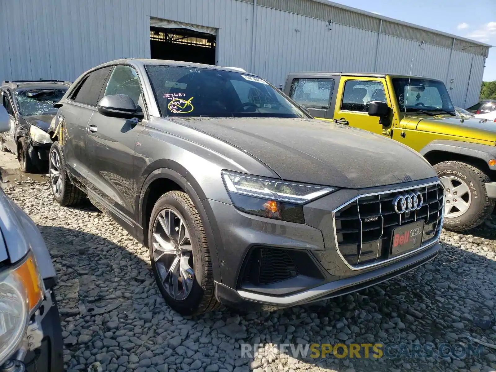 1 Photograph of a damaged car WA1EVAF17MD009039 AUDI Q8 2021