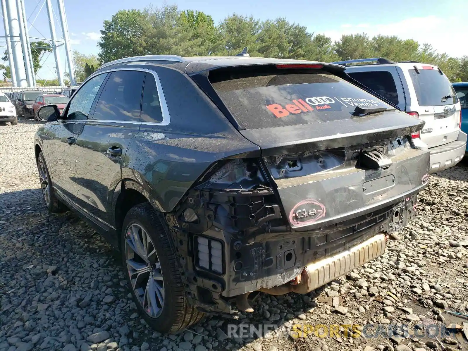 3 Фотография поврежденного автомобиля WA1EVAF17MD009039 AUDI Q8 2021