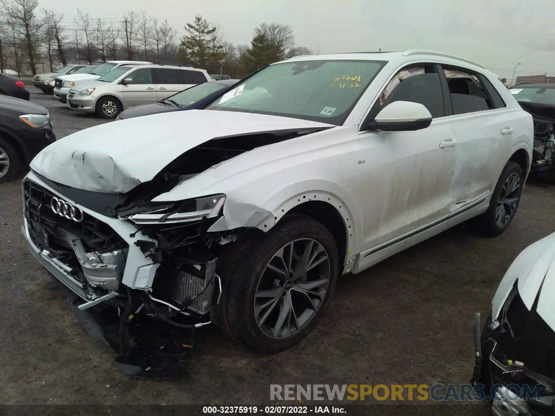 2 Photograph of a damaged car WA1EVAF17MD011518 AUDI Q8 2021