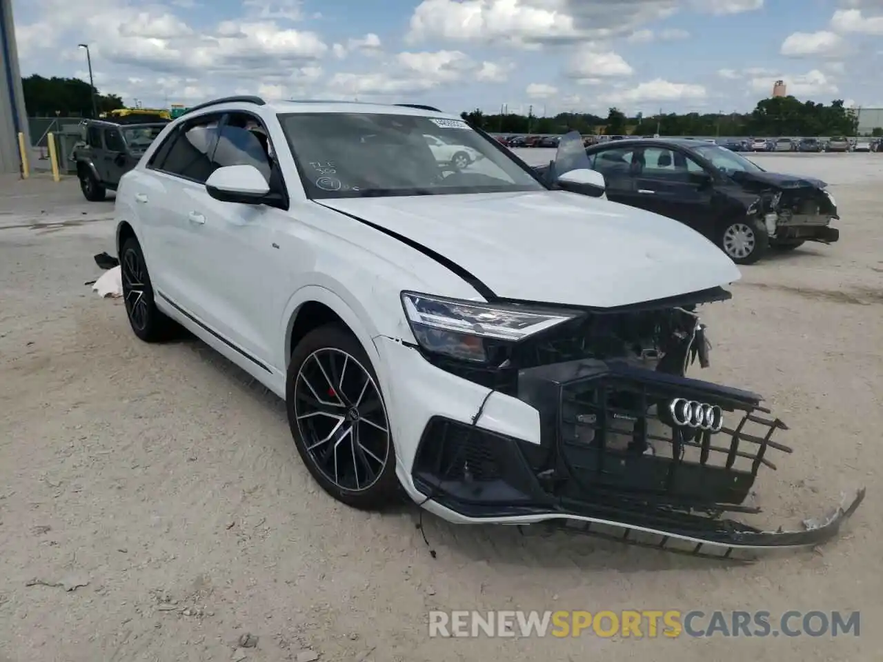 1 Photograph of a damaged car WA1EVAF17MD014385 AUDI Q8 2021