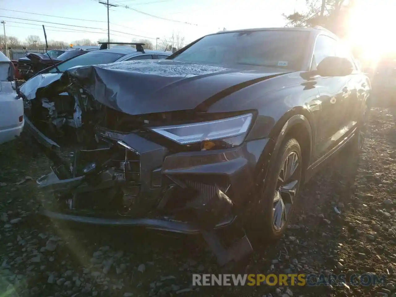 2 Photograph of a damaged car WA1EVAF18MD003573 AUDI Q8 2021