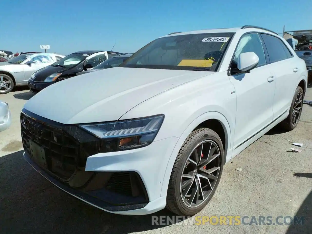 2 Photograph of a damaged car WA1EVAF18MD010734 AUDI Q8 2021