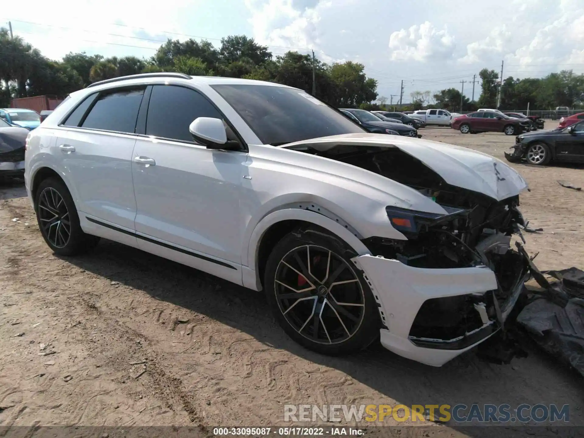 1 Photograph of a damaged car WA1EVAF18MD039974 AUDI Q8 2021