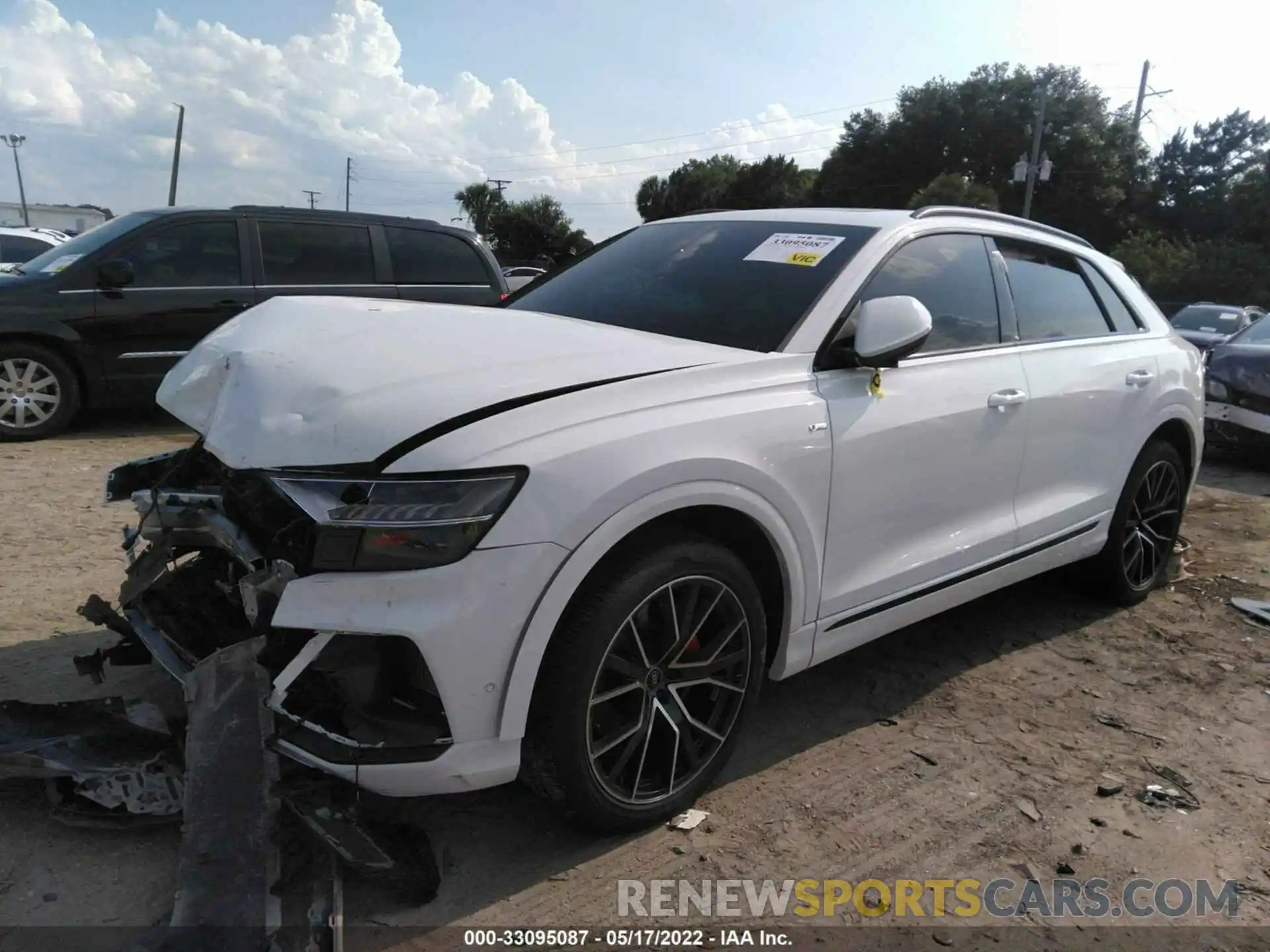 2 Photograph of a damaged car WA1EVAF18MD039974 AUDI Q8 2021