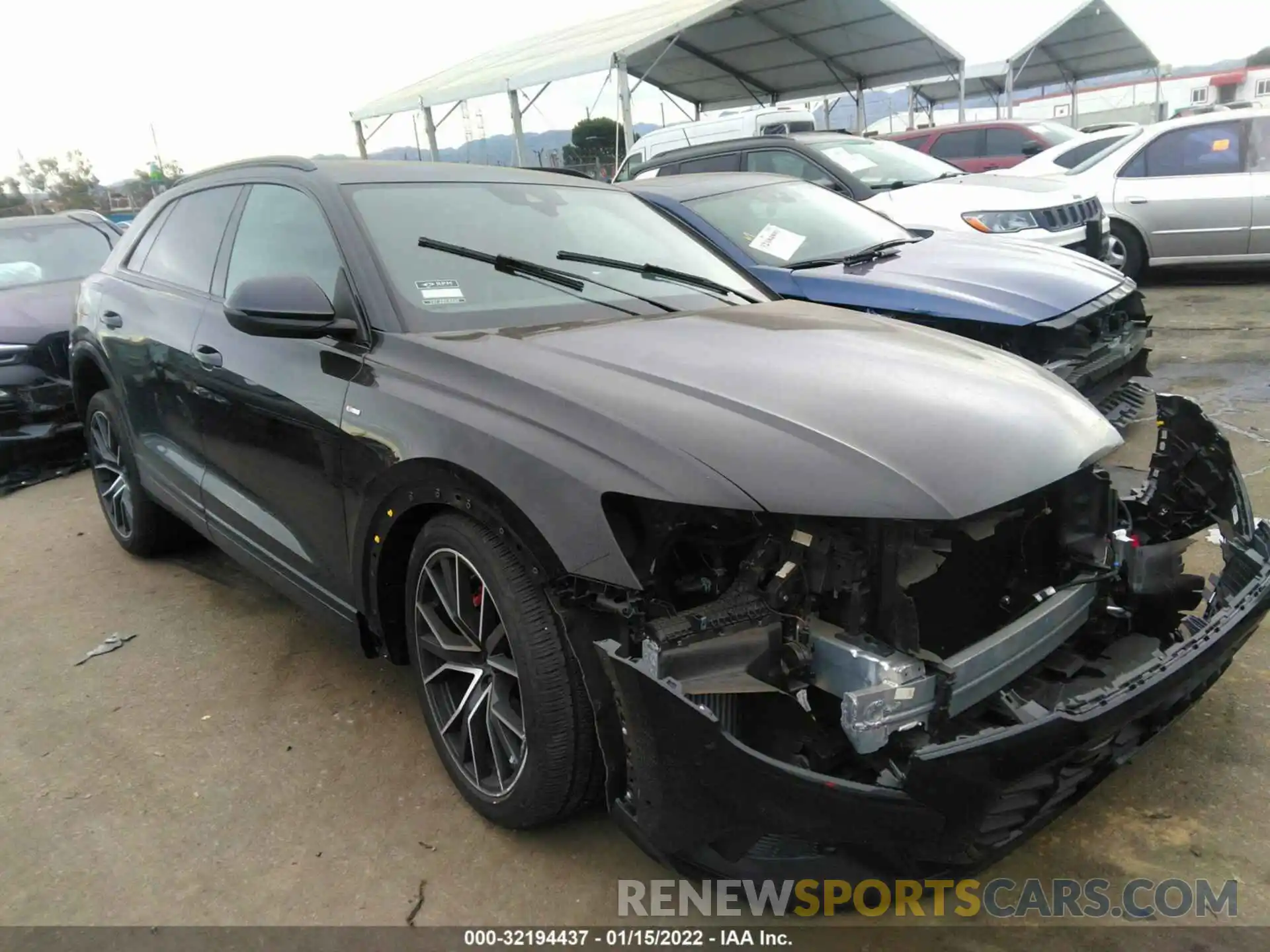 1 Photograph of a damaged car WA1EVAF19MD020351 AUDI Q8 2021