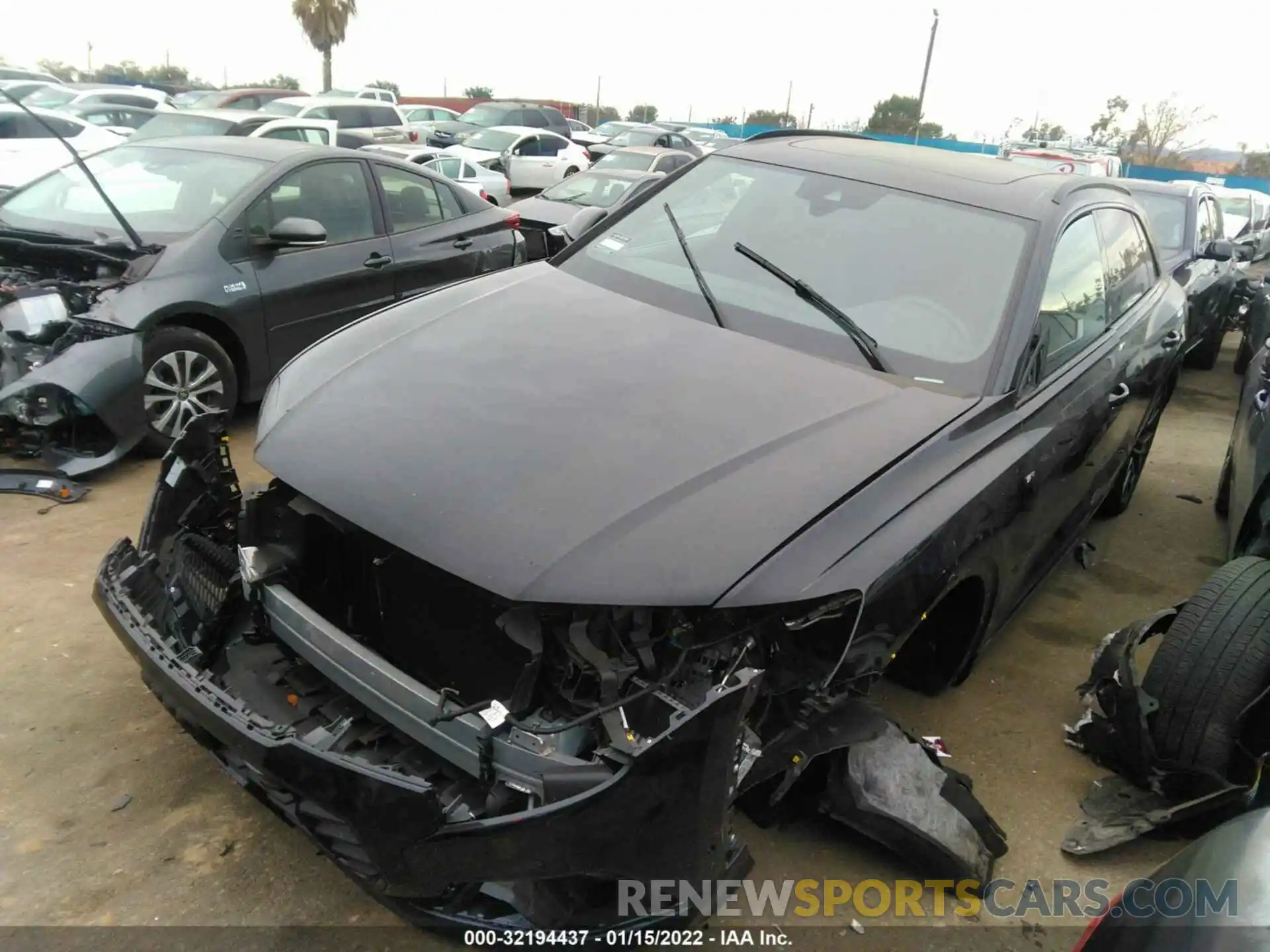 2 Photograph of a damaged car WA1EVAF19MD020351 AUDI Q8 2021