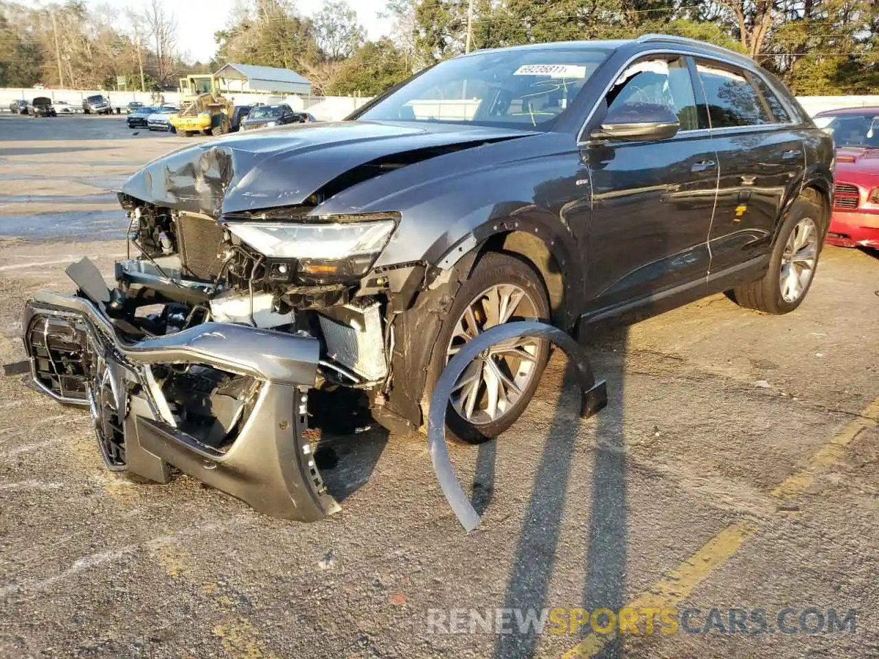 2 Photograph of a damaged car WA1EVAF19MD020432 AUDI Q8 2021