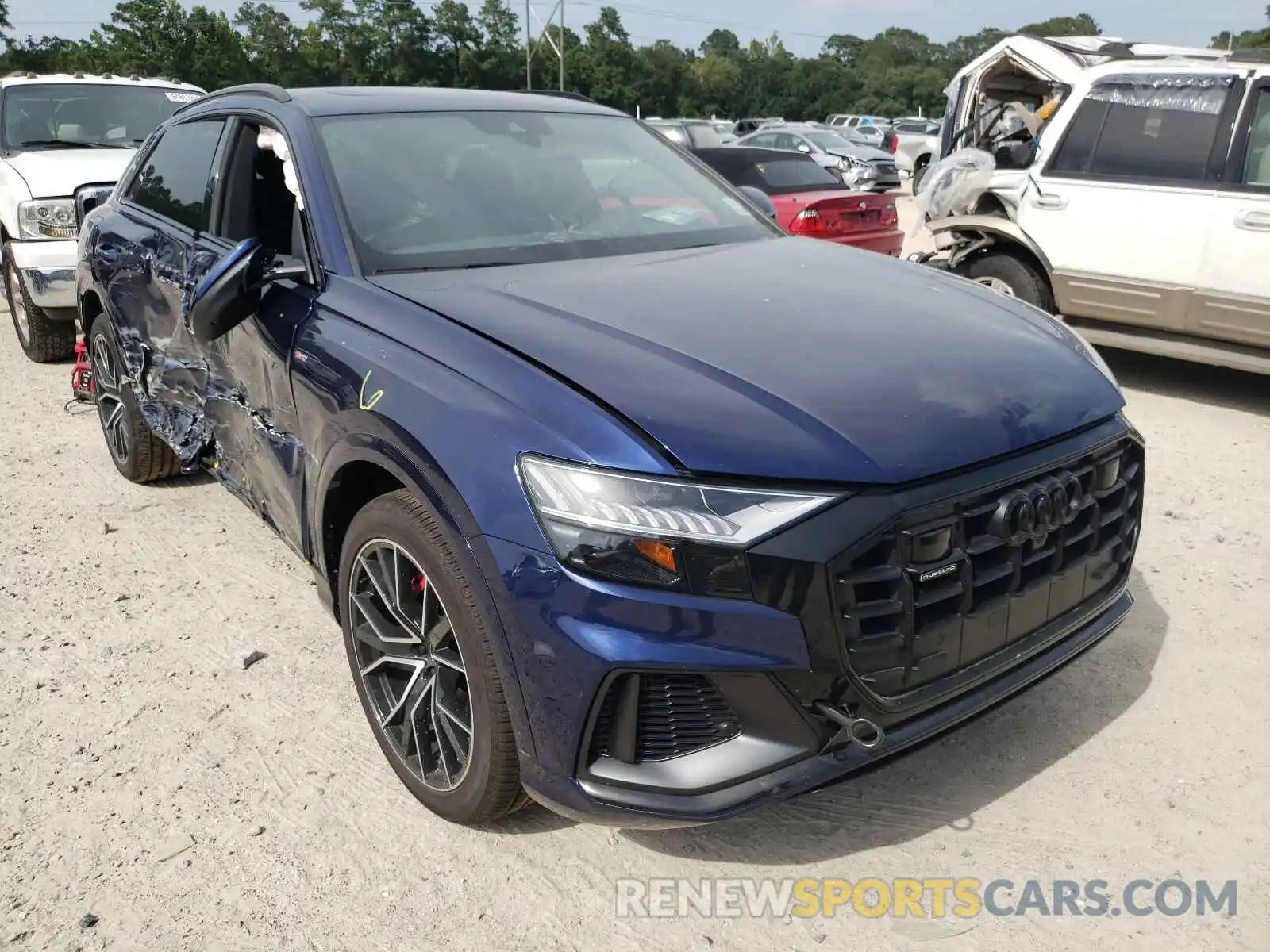 1 Photograph of a damaged car WA1EVAF1XMD032329 AUDI Q8 2021