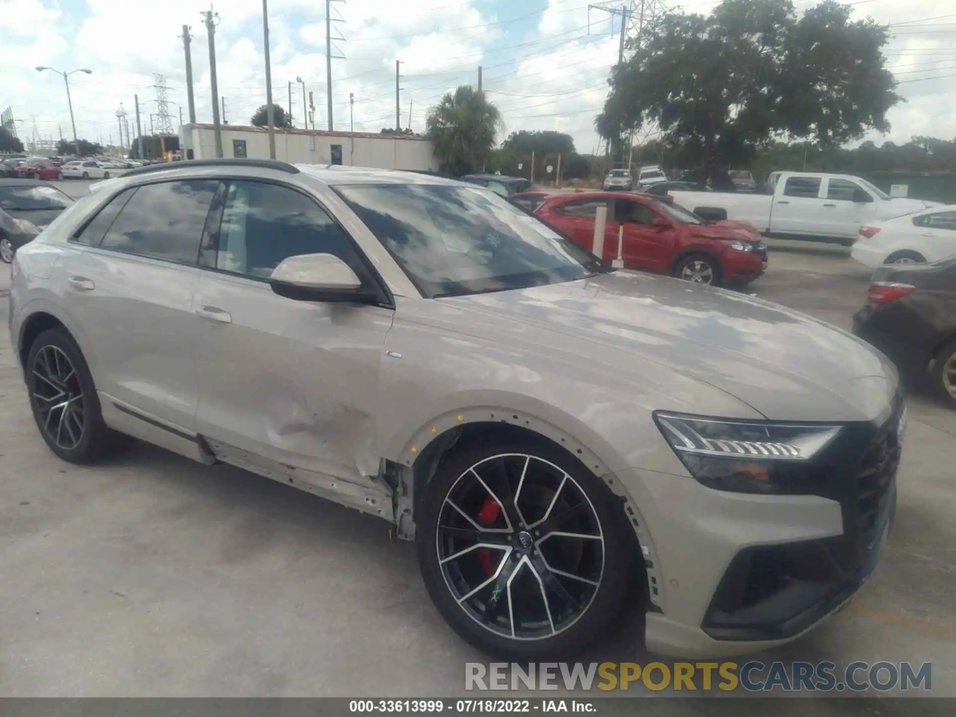 1 Photograph of a damaged car WA1FVAF10MD002115 AUDI Q8 2021