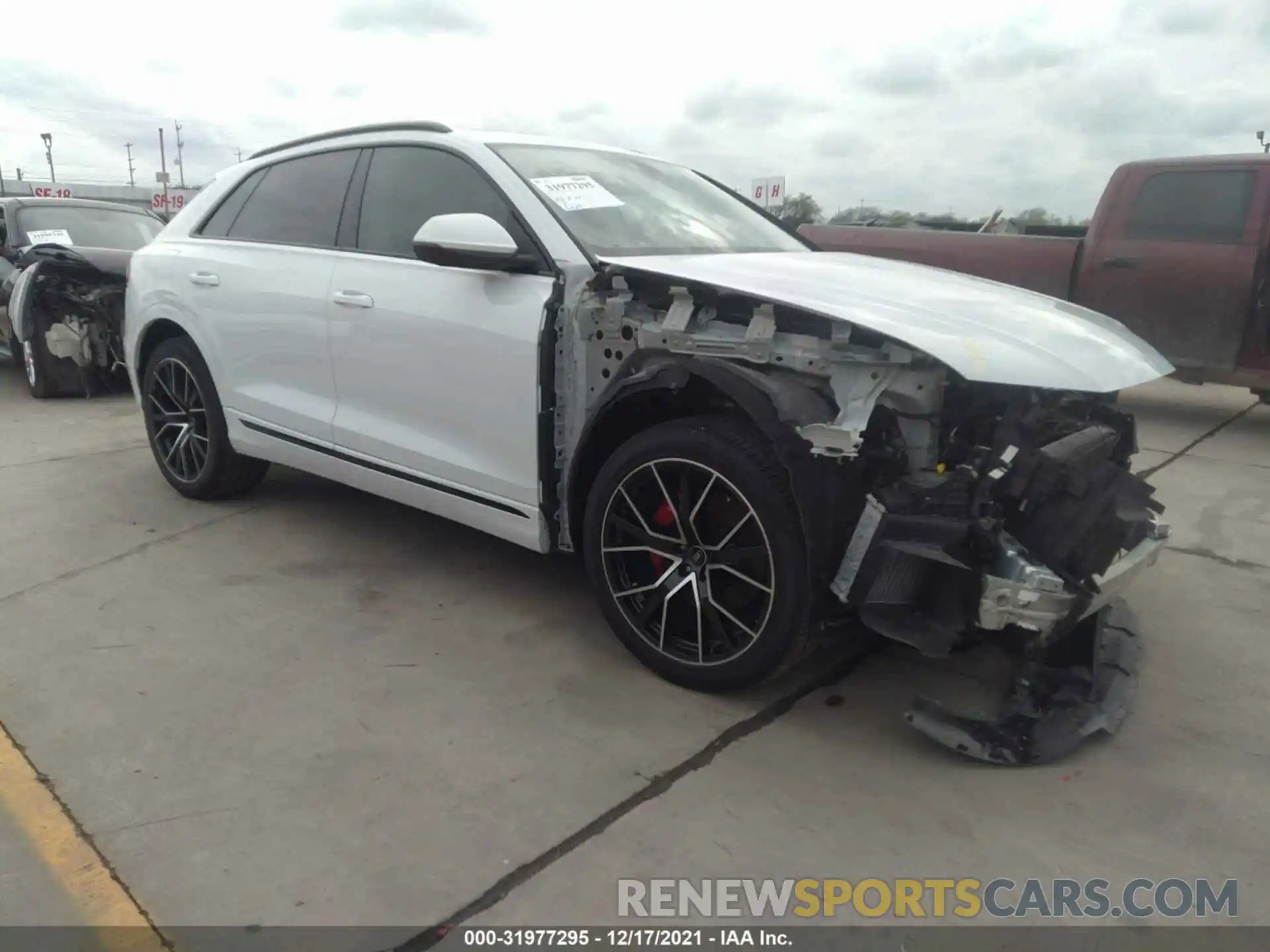 1 Photograph of a damaged car WA1FVAF10MD021554 AUDI Q8 2021