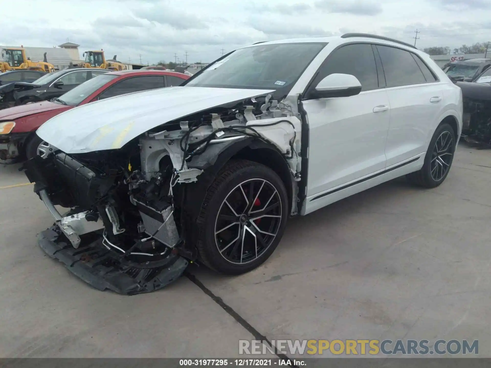 2 Photograph of a damaged car WA1FVAF10MD021554 AUDI Q8 2021