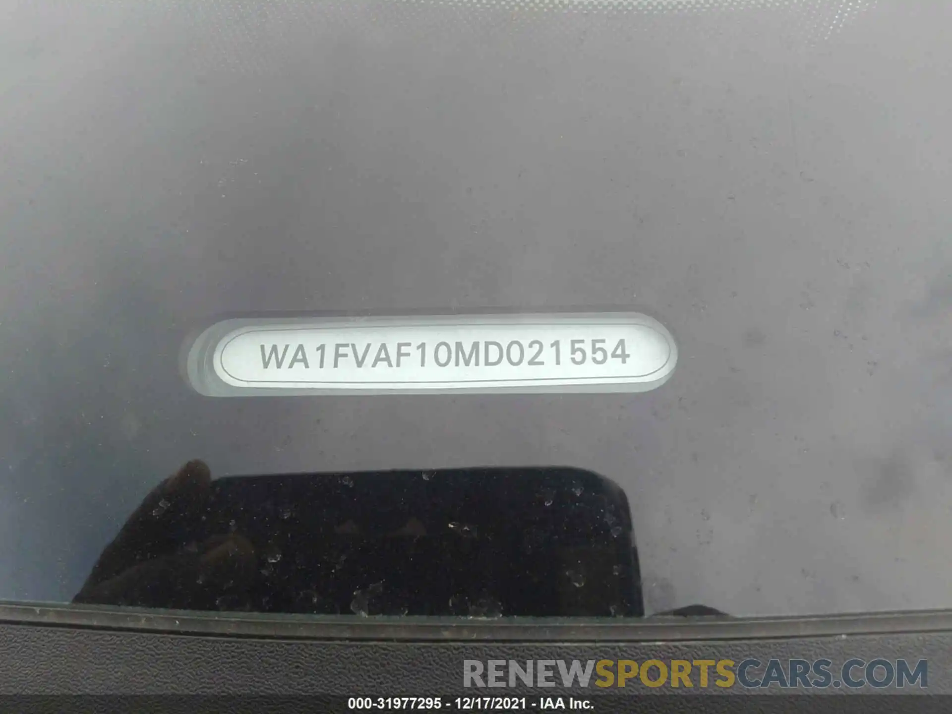 9 Фотография поврежденного автомобиля WA1FVAF10MD021554 AUDI Q8 2021