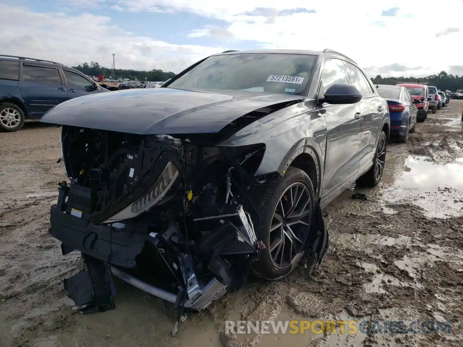 2 Photograph of a damaged car WA1FVAF12MD034113 AUDI Q8 2021