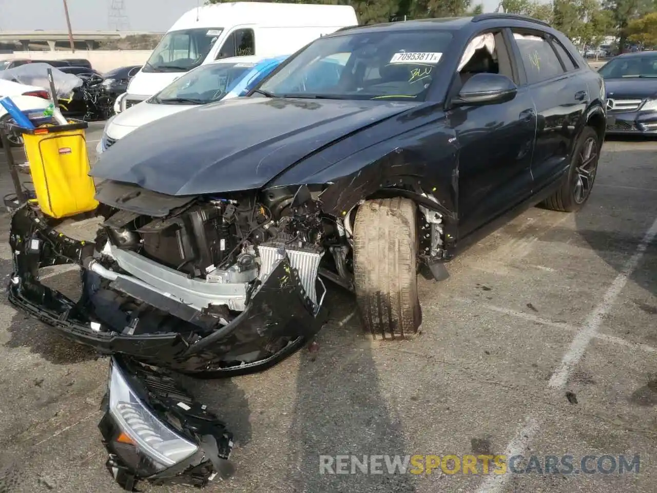 2 Photograph of a damaged car WA1FVAF12MD044110 AUDI Q8 2021