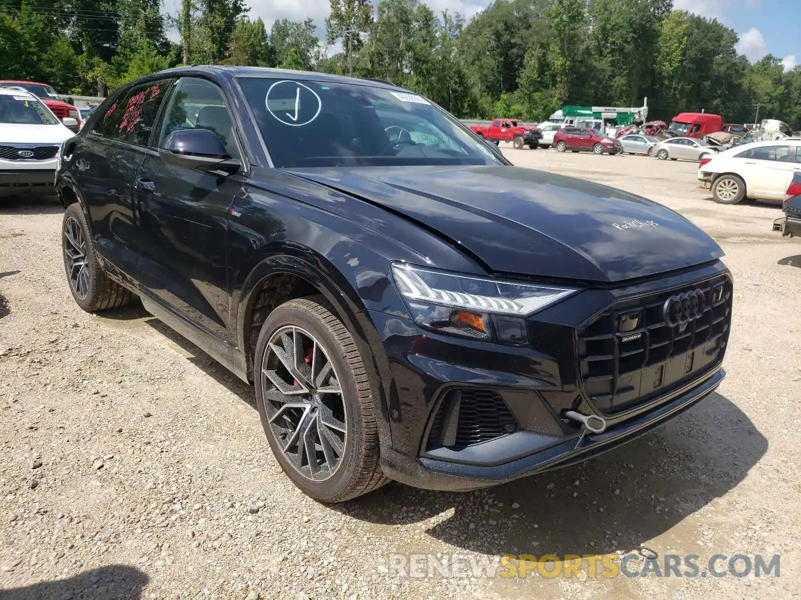 1 Photograph of a damaged car WA1FVAF13MD011794 AUDI Q8 2021