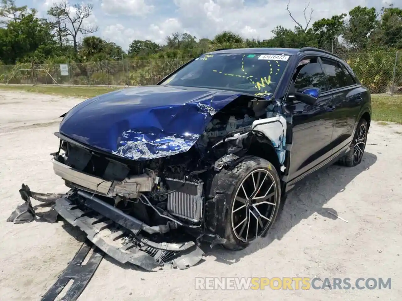 2 Photograph of a damaged car WA1FVAF13MD022696 AUDI Q8 2021