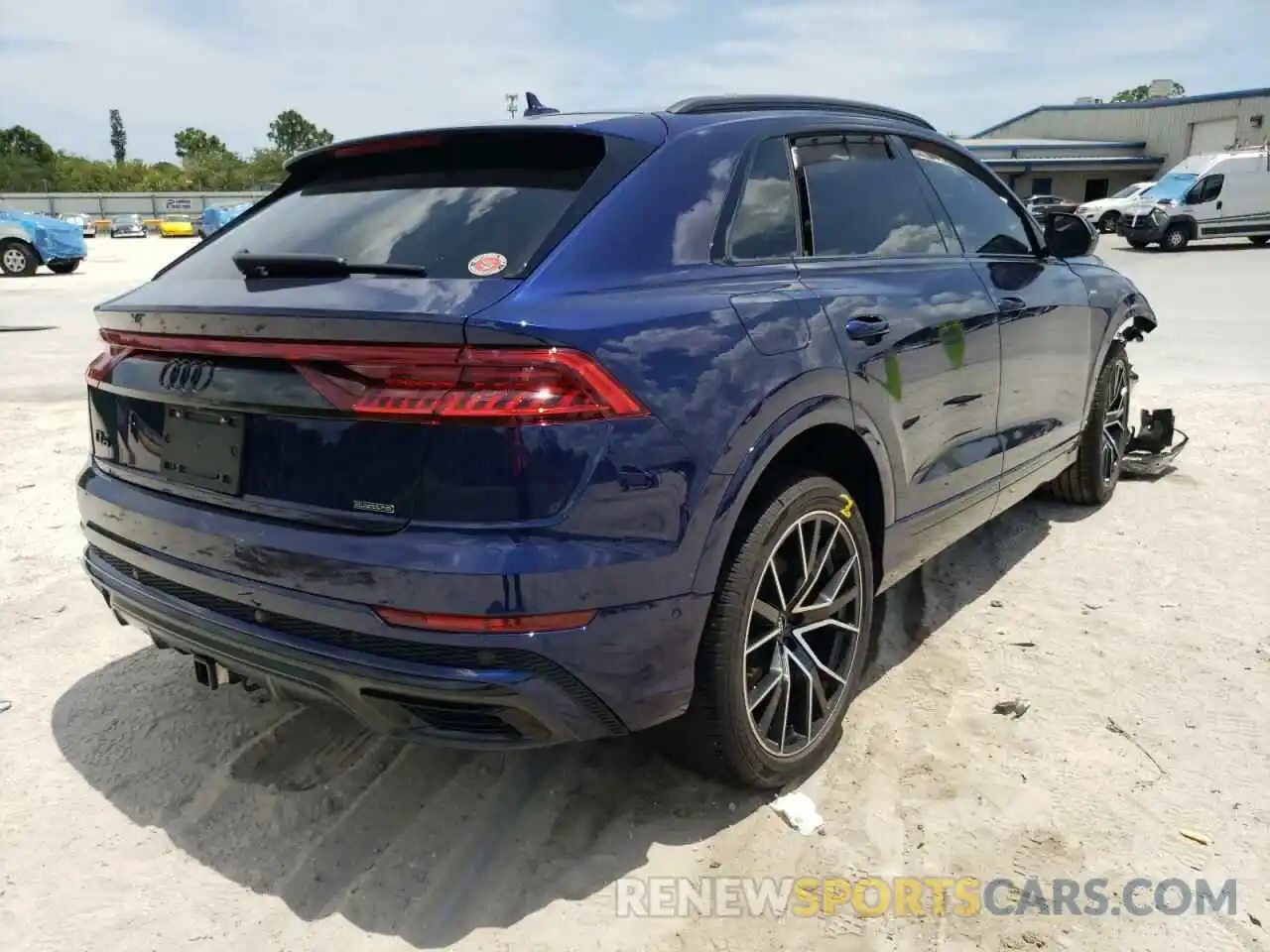 4 Фотография поврежденного автомобиля WA1FVAF13MD022696 AUDI Q8 2021