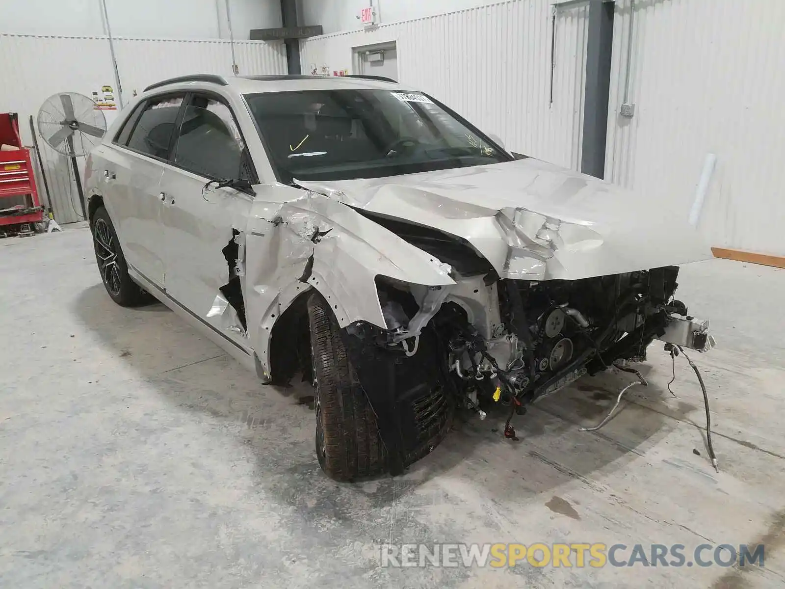 1 Photograph of a damaged car WA1FVAF14MD019158 AUDI Q8 2021