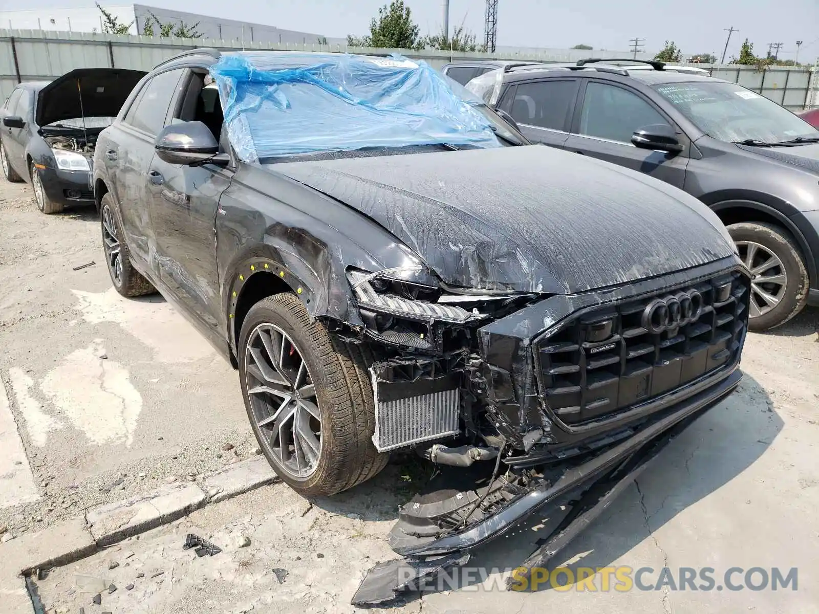 1 Photograph of a damaged car WA1FVAF16MD024894 AUDI Q8 2021