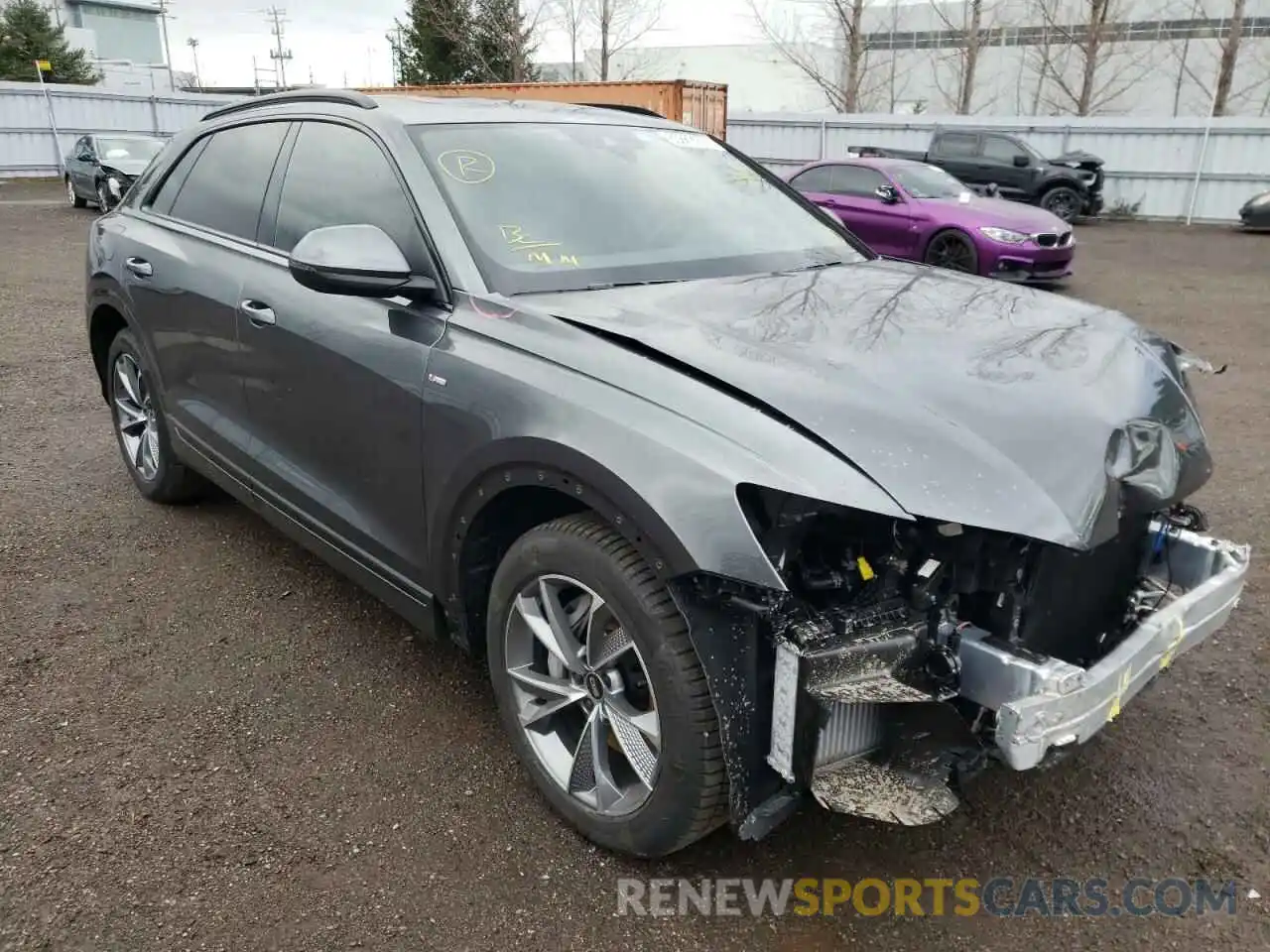 1 Photograph of a damaged car WA1FVAF18MD026680 AUDI Q8 2021