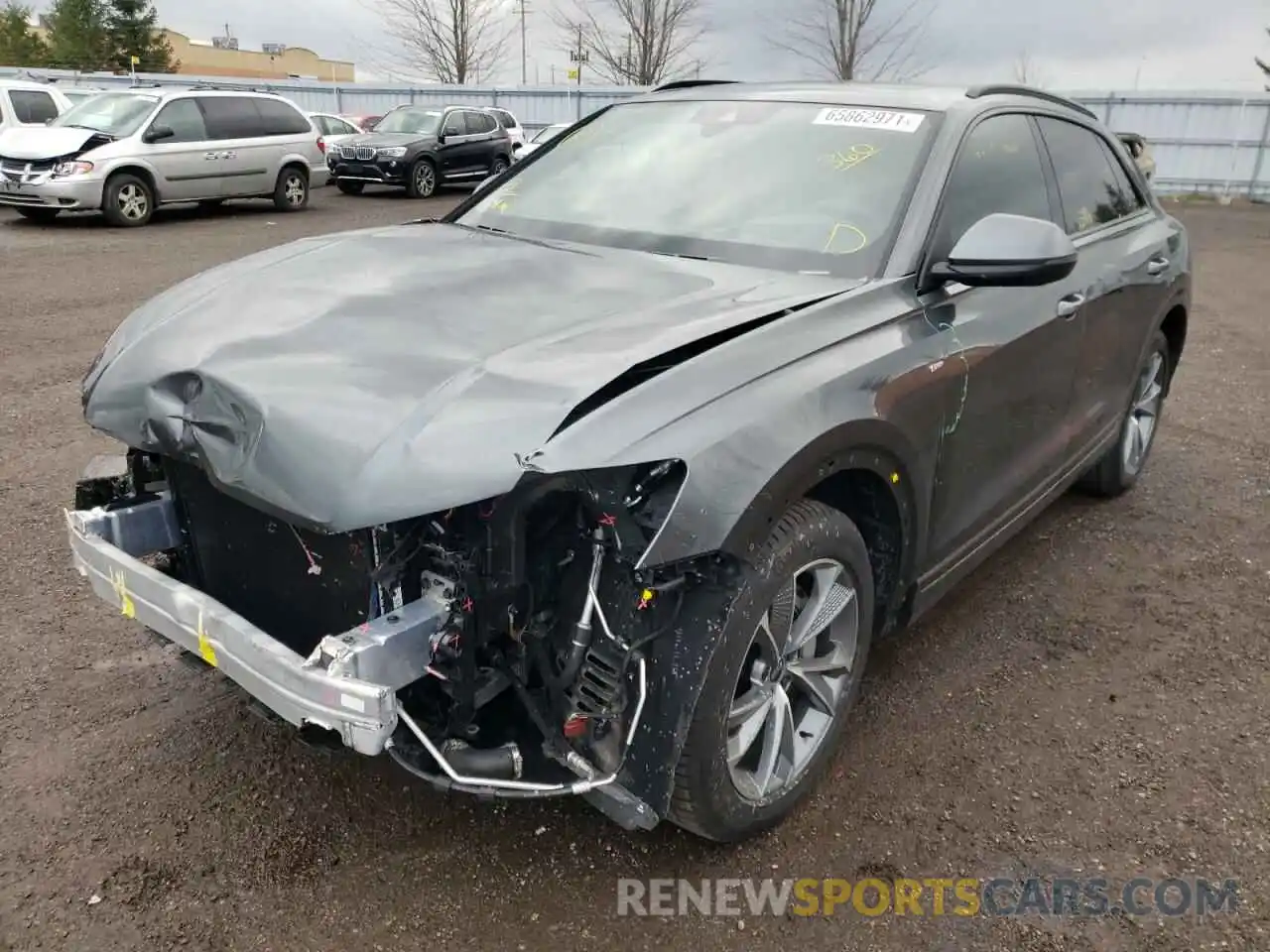 2 Photograph of a damaged car WA1FVAF18MD026680 AUDI Q8 2021