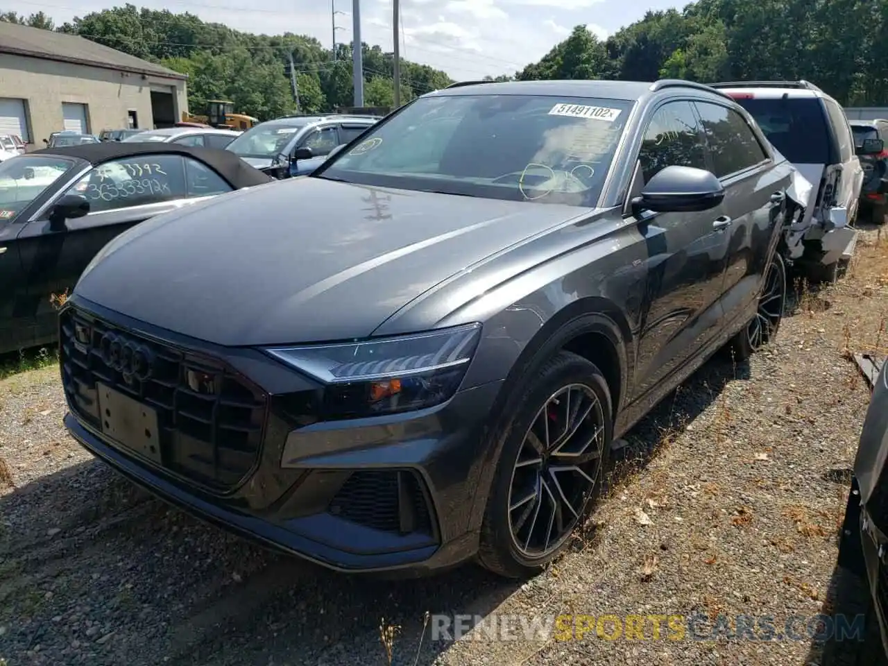 2 Photograph of a damaged car WA1FVAF1XMD032898 AUDI Q8 2021