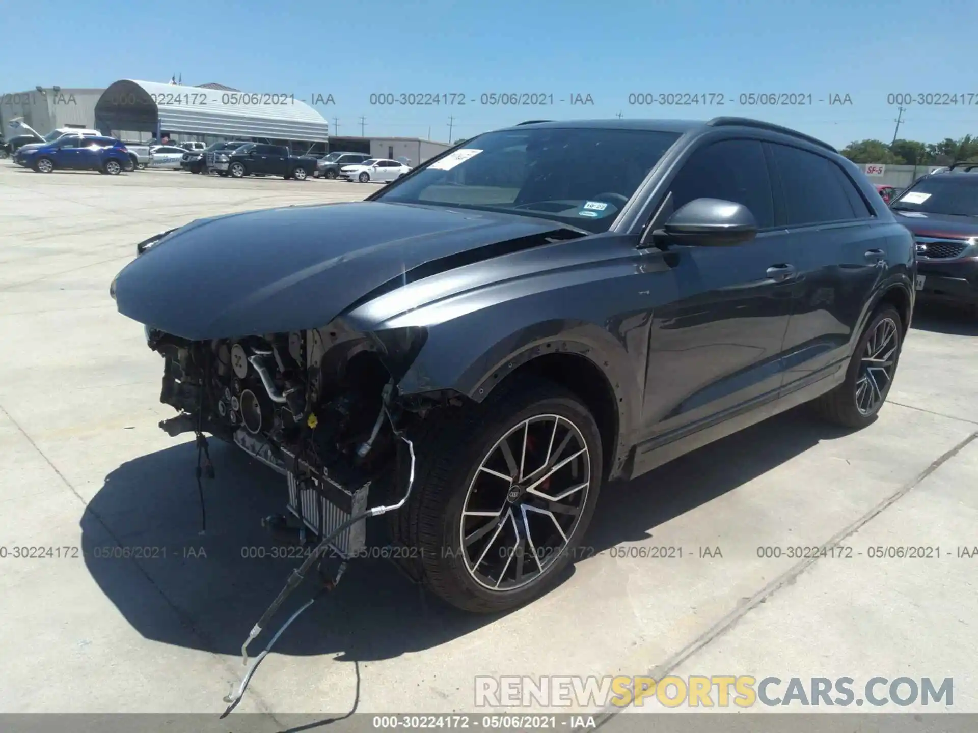 2 Photograph of a damaged car WA1FVBF14MD009364 AUDI Q8 2021