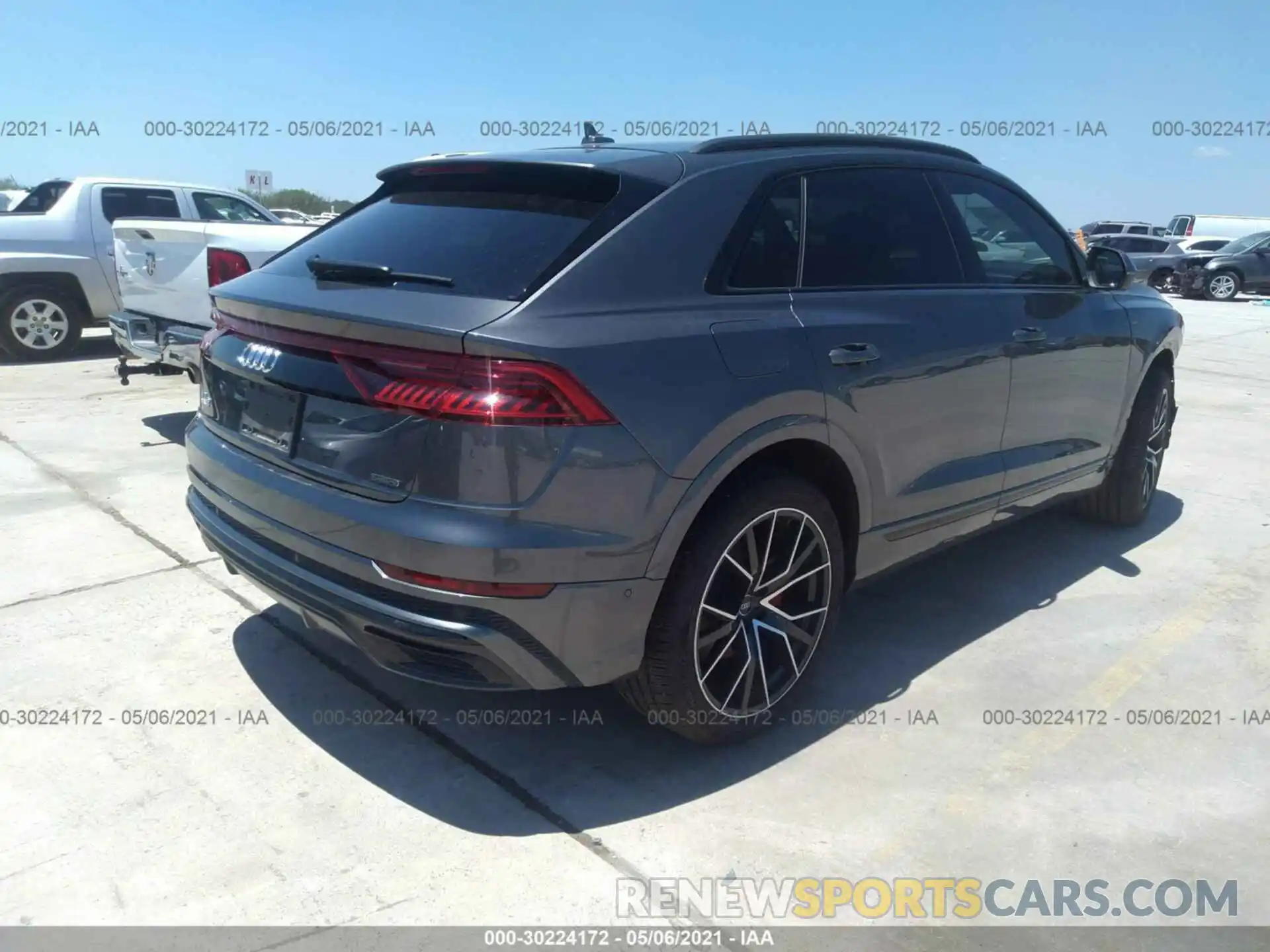 4 Фотография поврежденного автомобиля WA1FVBF14MD009364 AUDI Q8 2021