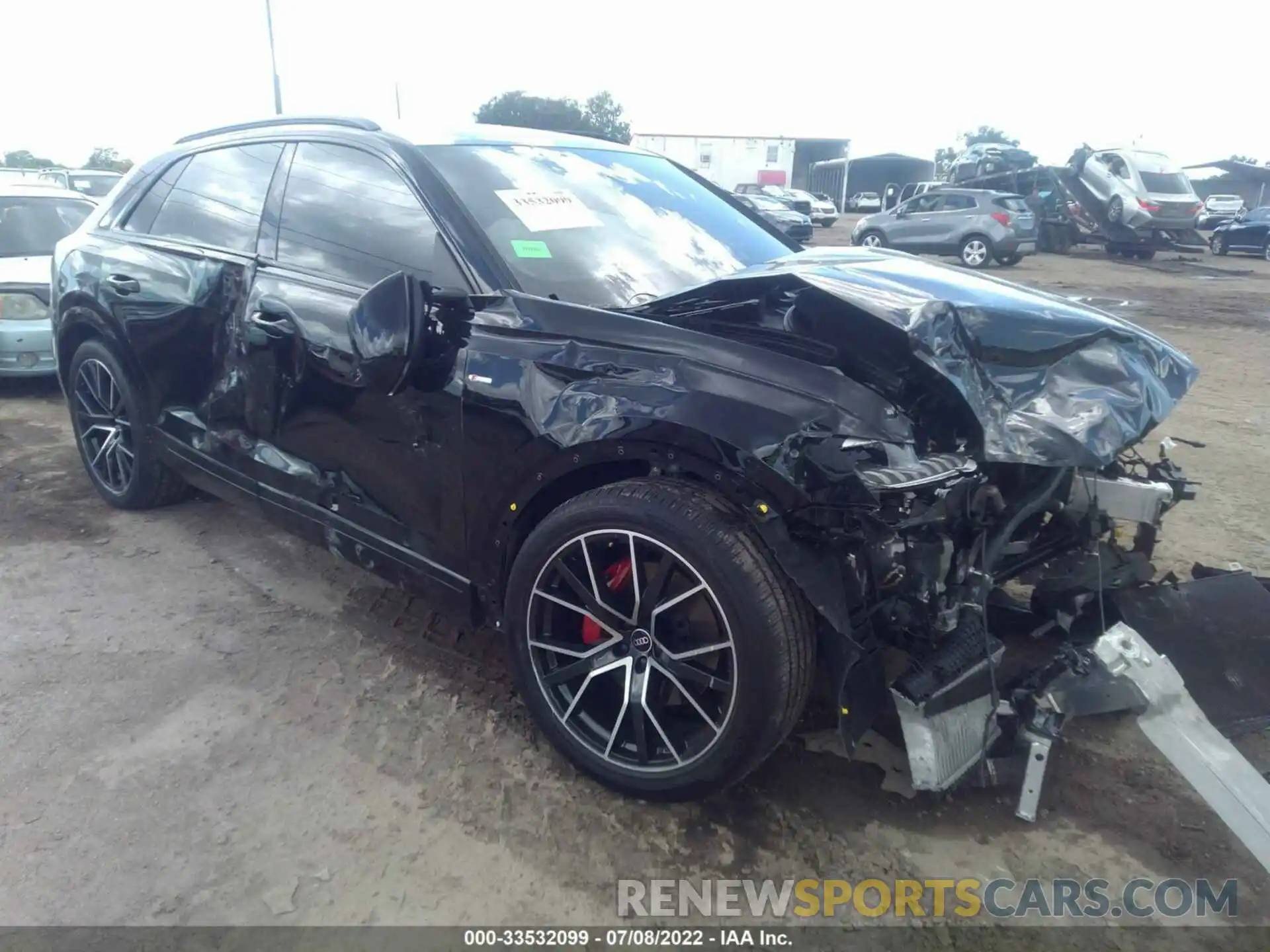 1 Photograph of a damaged car WA1FVBF19MD034762 AUDI Q8 2021