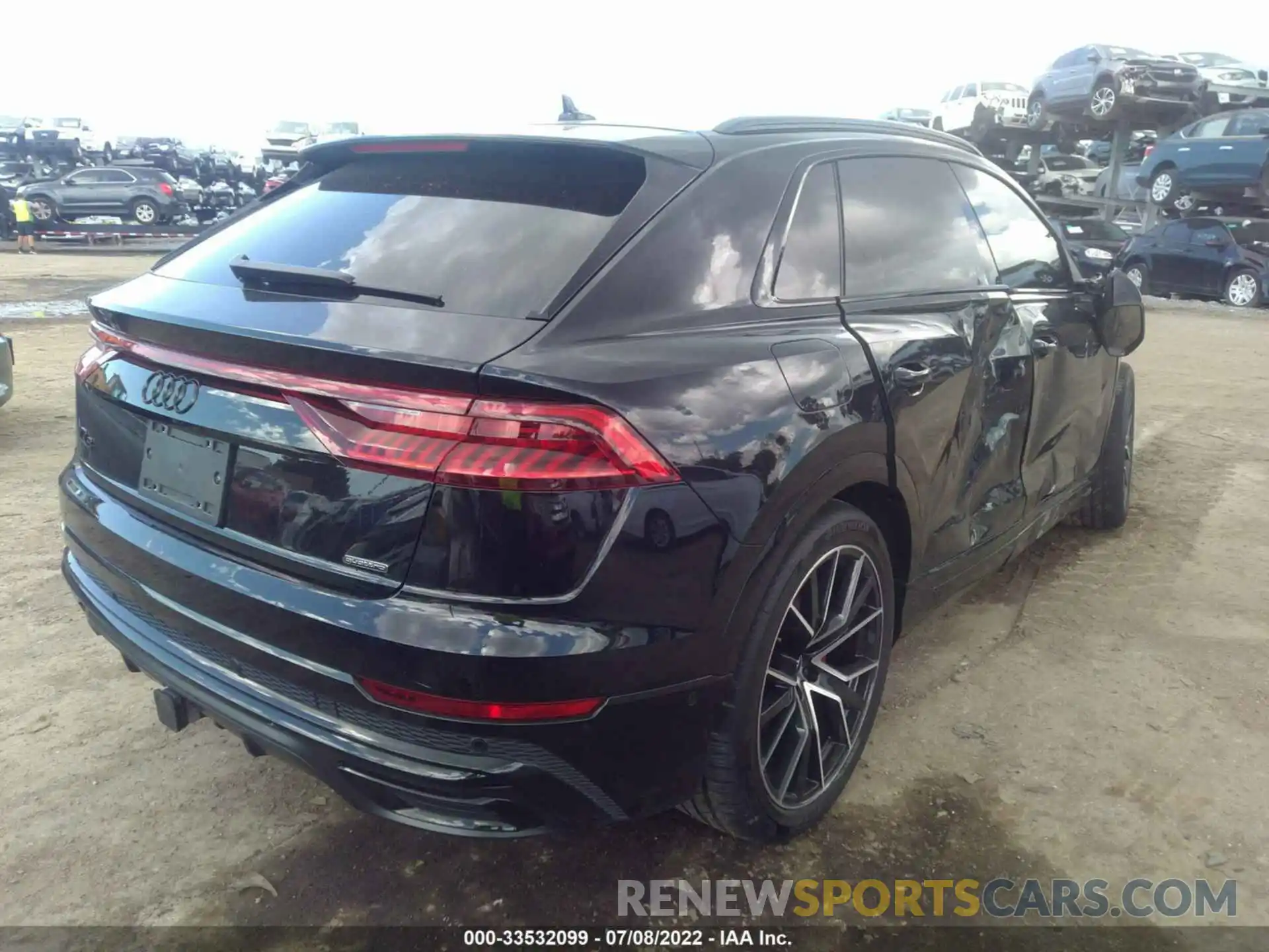 4 Фотография поврежденного автомобиля WA1FVBF19MD034762 AUDI Q8 2021