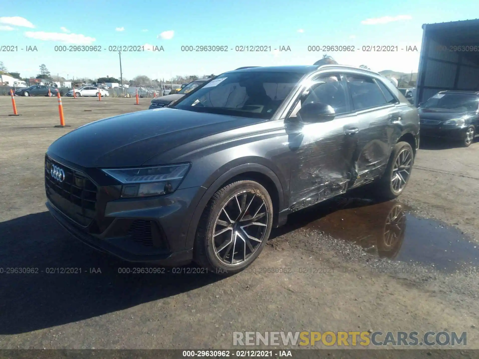 2 Photograph of a damaged car WA1FVBF1XMD001494 AUDI Q8 2021