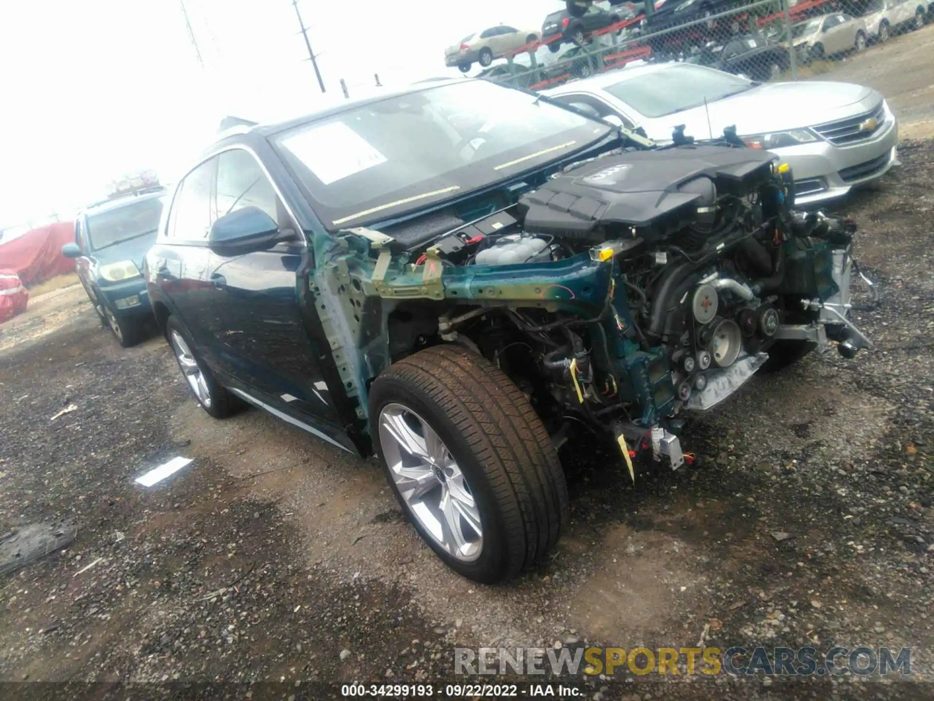 1 Photograph of a damaged car WA1BVBF10ND004355 AUDI Q8 2022