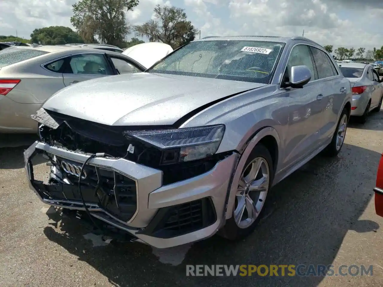 2 Photograph of a damaged car WA1CVBF13ND006055 AUDI Q8 2022