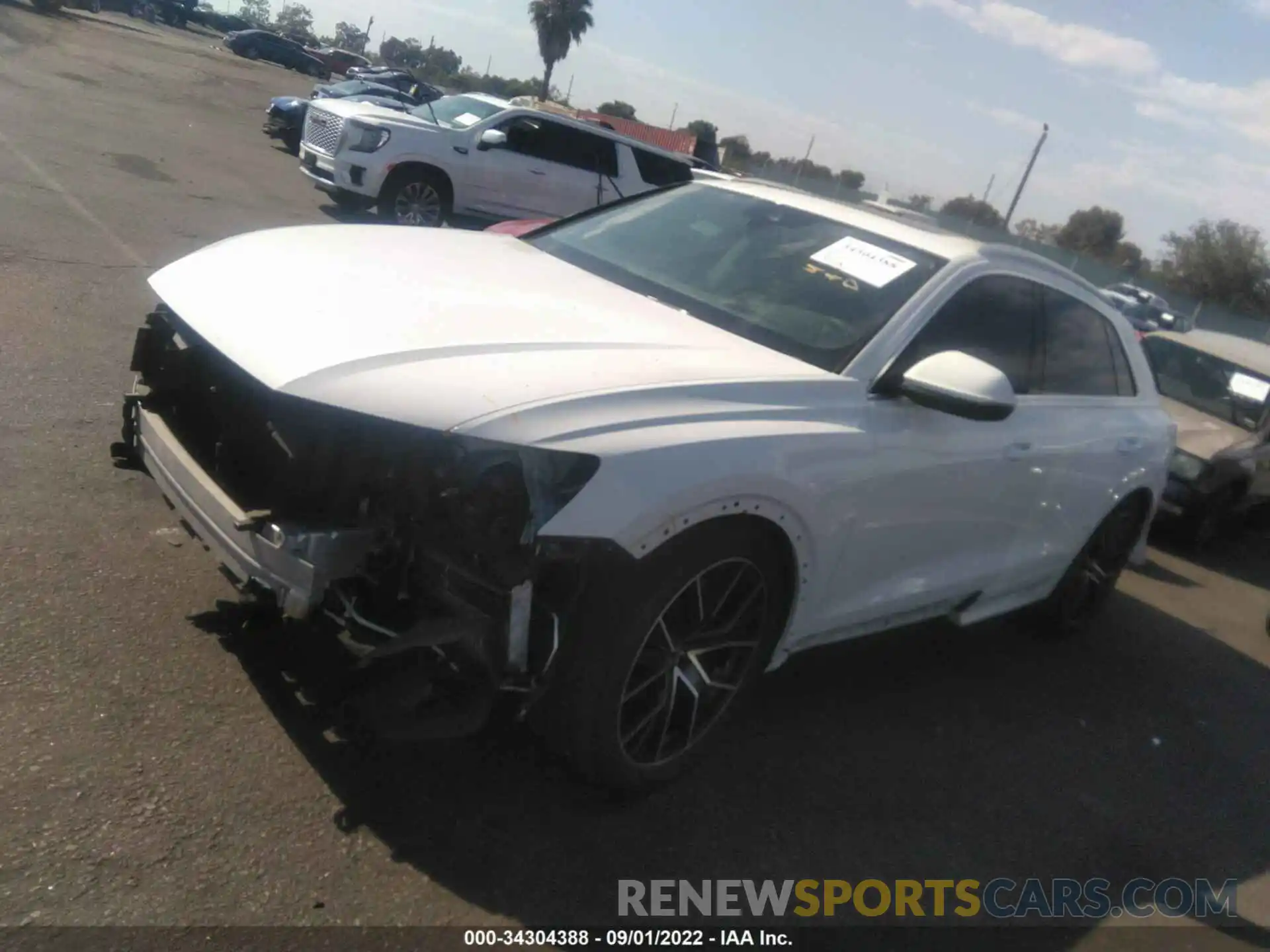 2 Photograph of a damaged car WA1CVBF15ND006798 AUDI Q8 2022