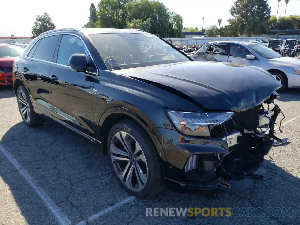 1 Photograph of a damaged car WA1EVBF14ND012245 AUDI Q8 2022