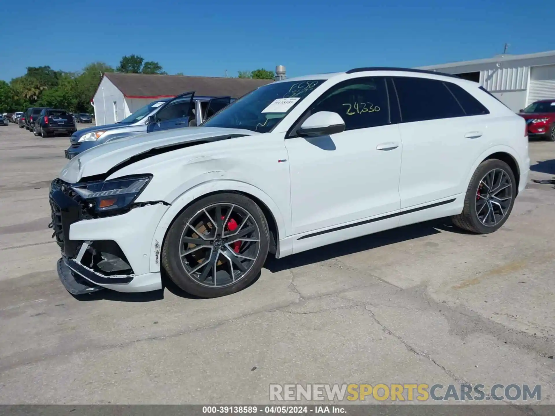 2 Photograph of a damaged car WA1FVBF15ND010461 AUDI Q8 2022