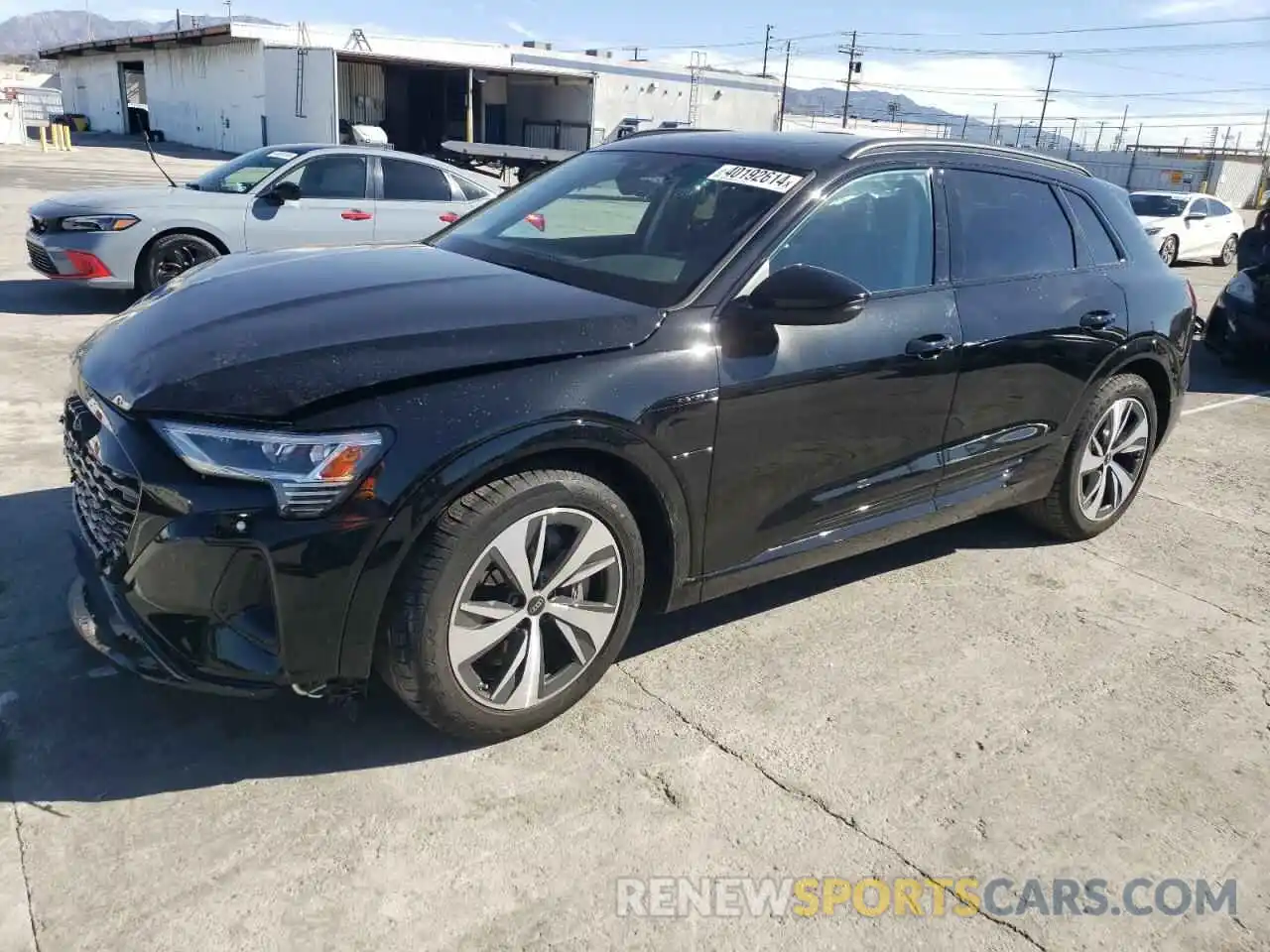 1 Photograph of a damaged car WA14AAGE1RB045773 AUDI Q8 E-TRON 2024