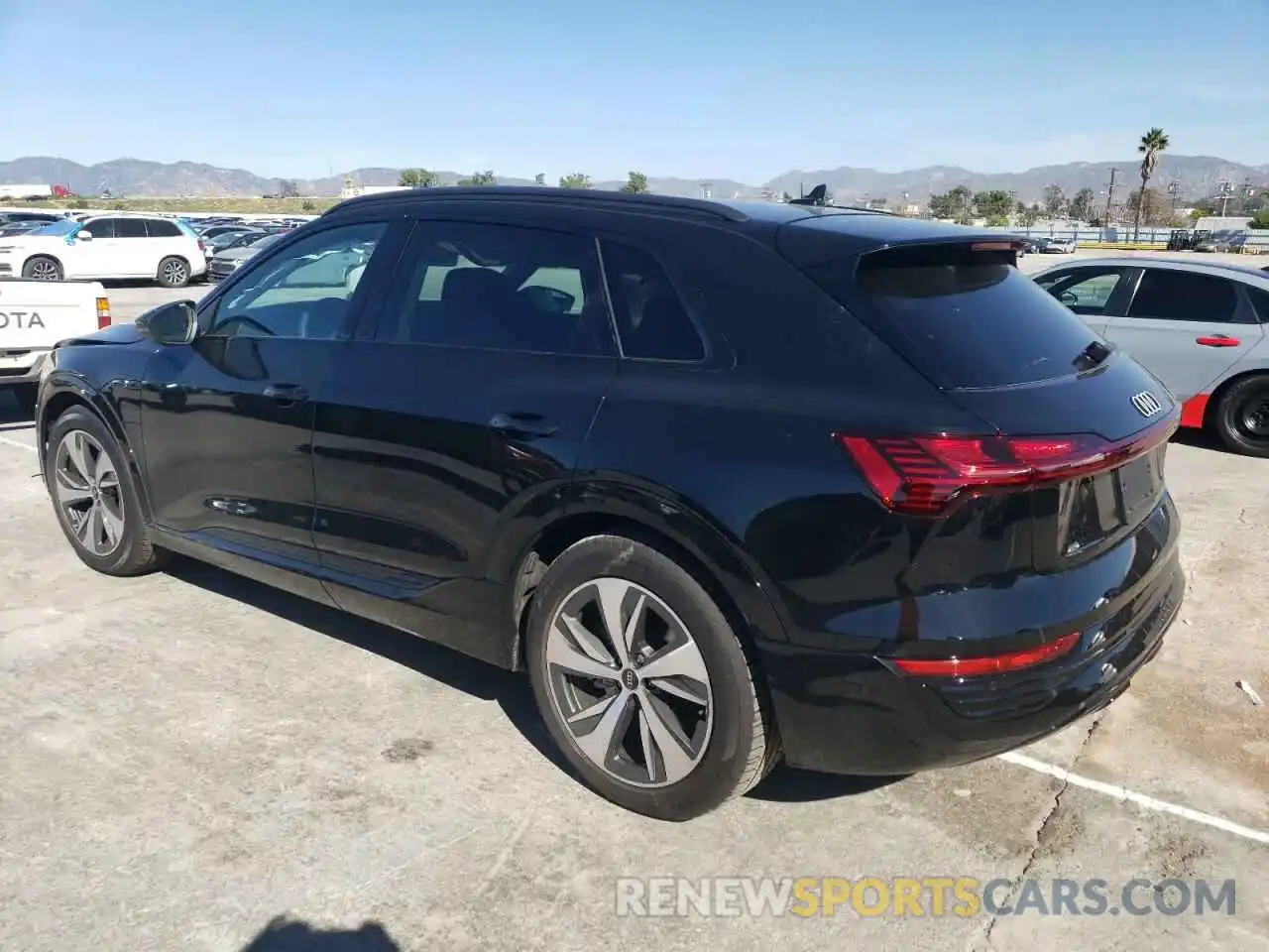 2 Photograph of a damaged car WA14AAGE1RB045773 AUDI Q8 E-TRON 2024