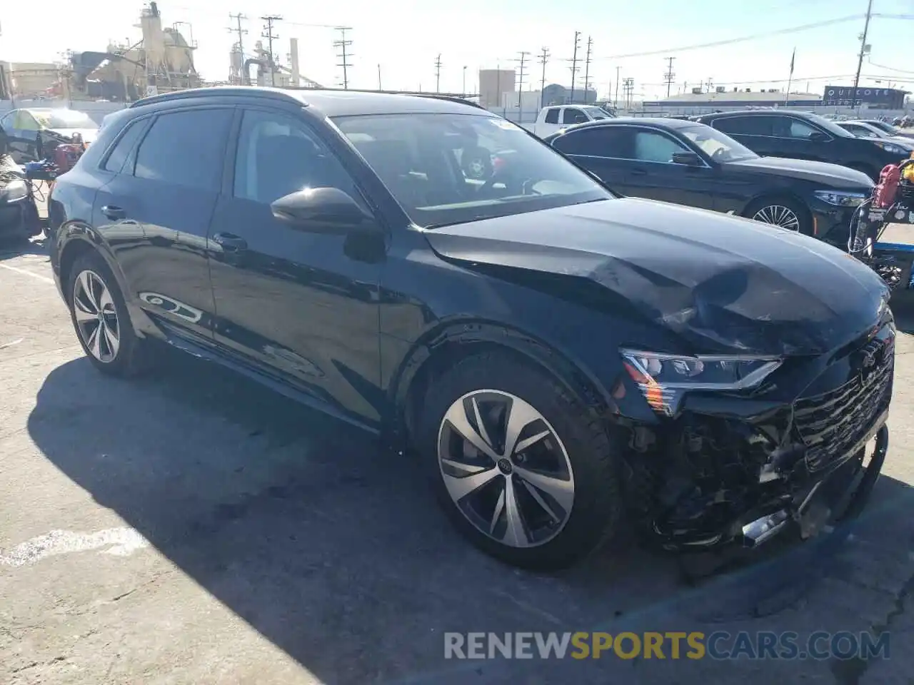 4 Photograph of a damaged car WA14AAGE1RB045773 AUDI Q8 E-TRON 2024