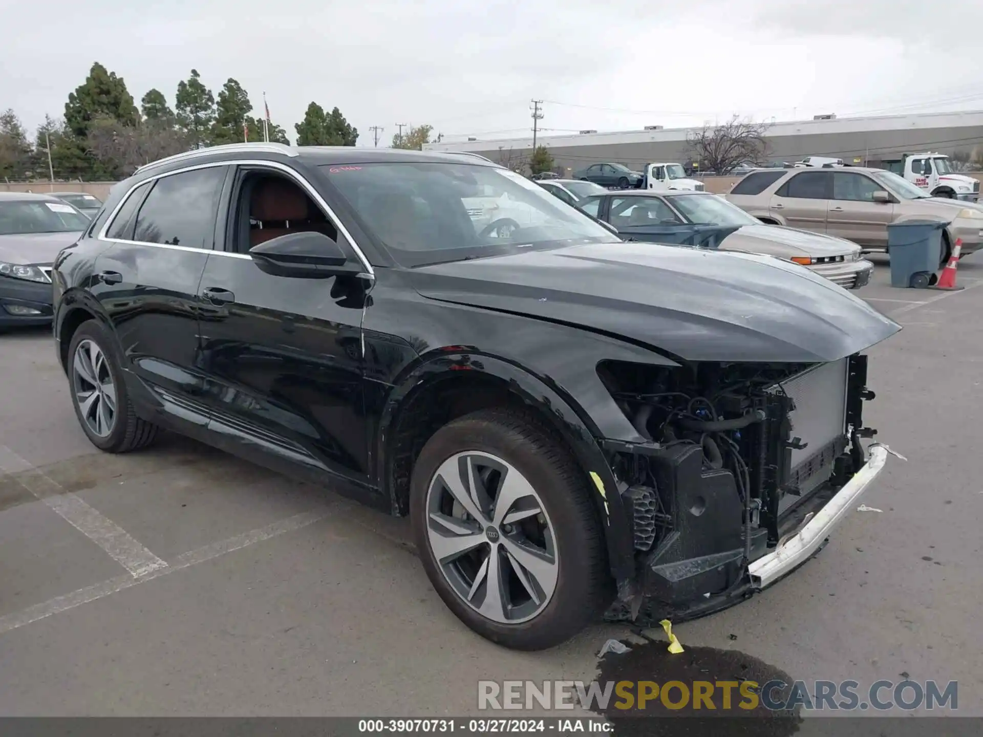 1 Photograph of a damaged car WA15AAGE3RB021334 AUDI Q8 E-TRON 2024