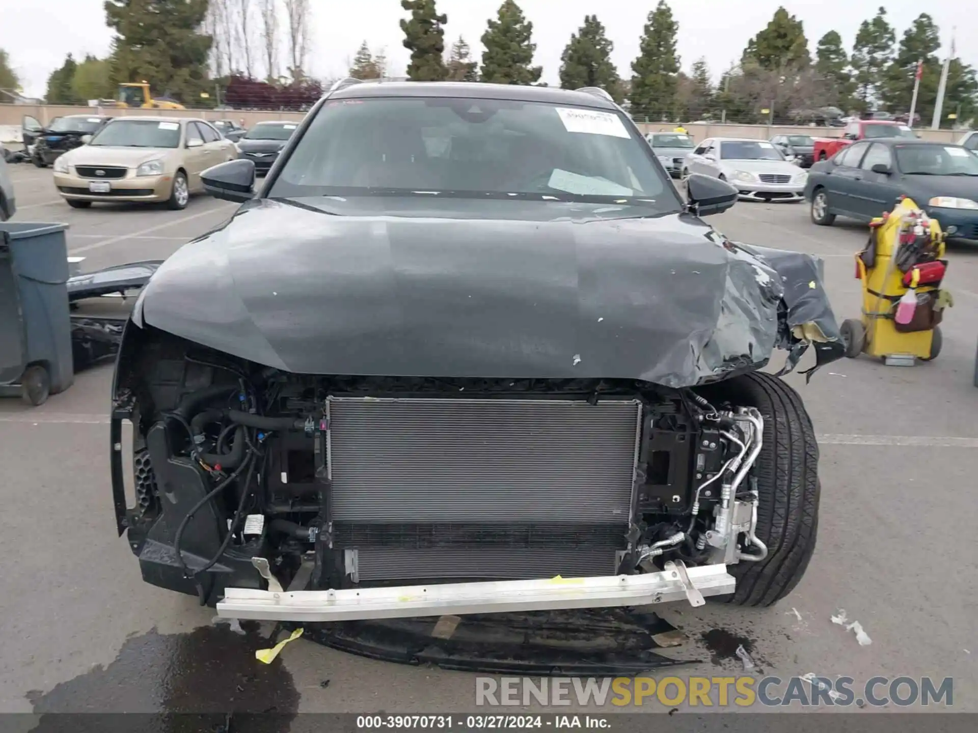 13 Photograph of a damaged car WA15AAGE3RB021334 AUDI Q8 E-TRON 2024