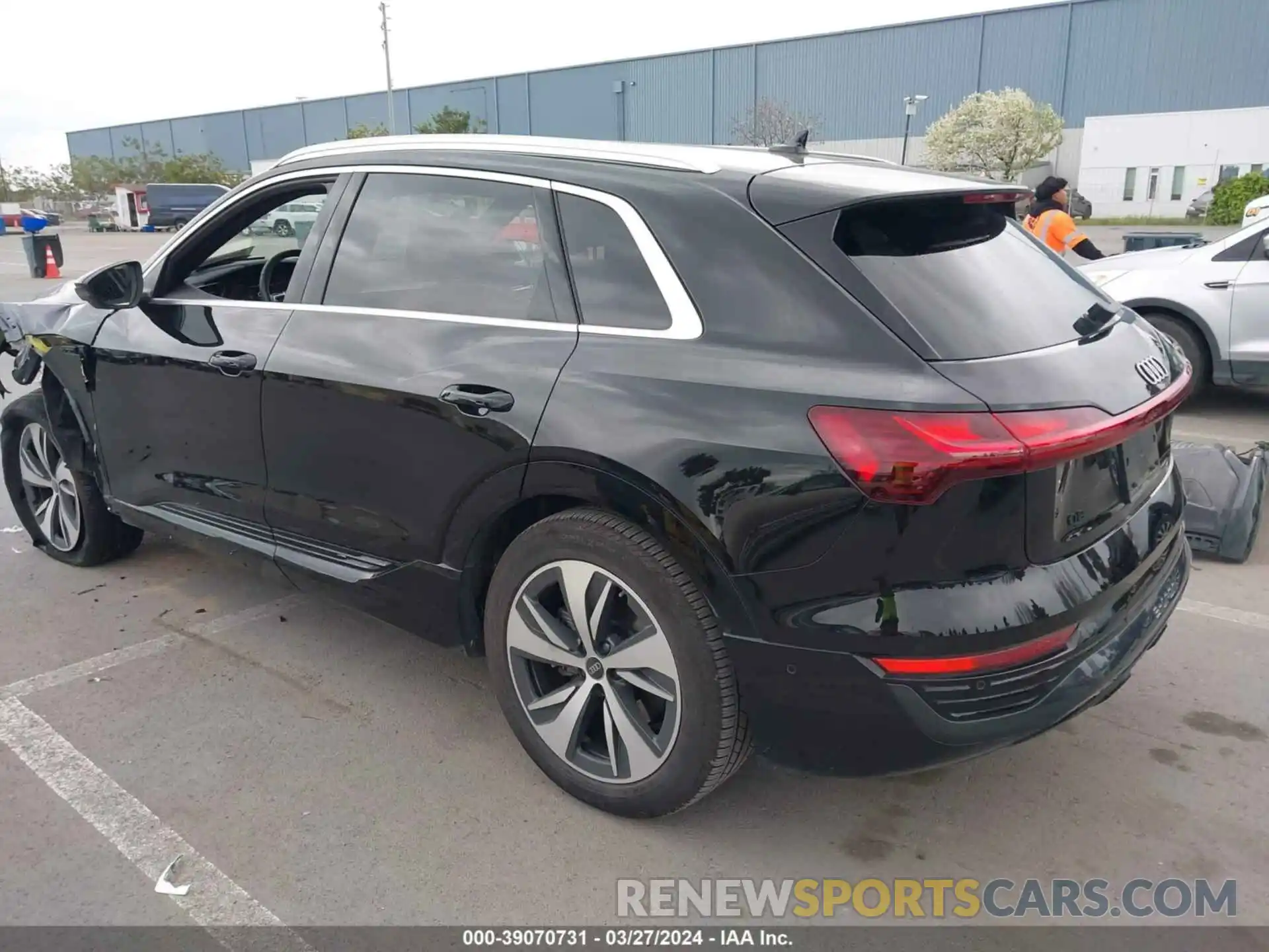 3 Photograph of a damaged car WA15AAGE3RB021334 AUDI Q8 E-TRON 2024